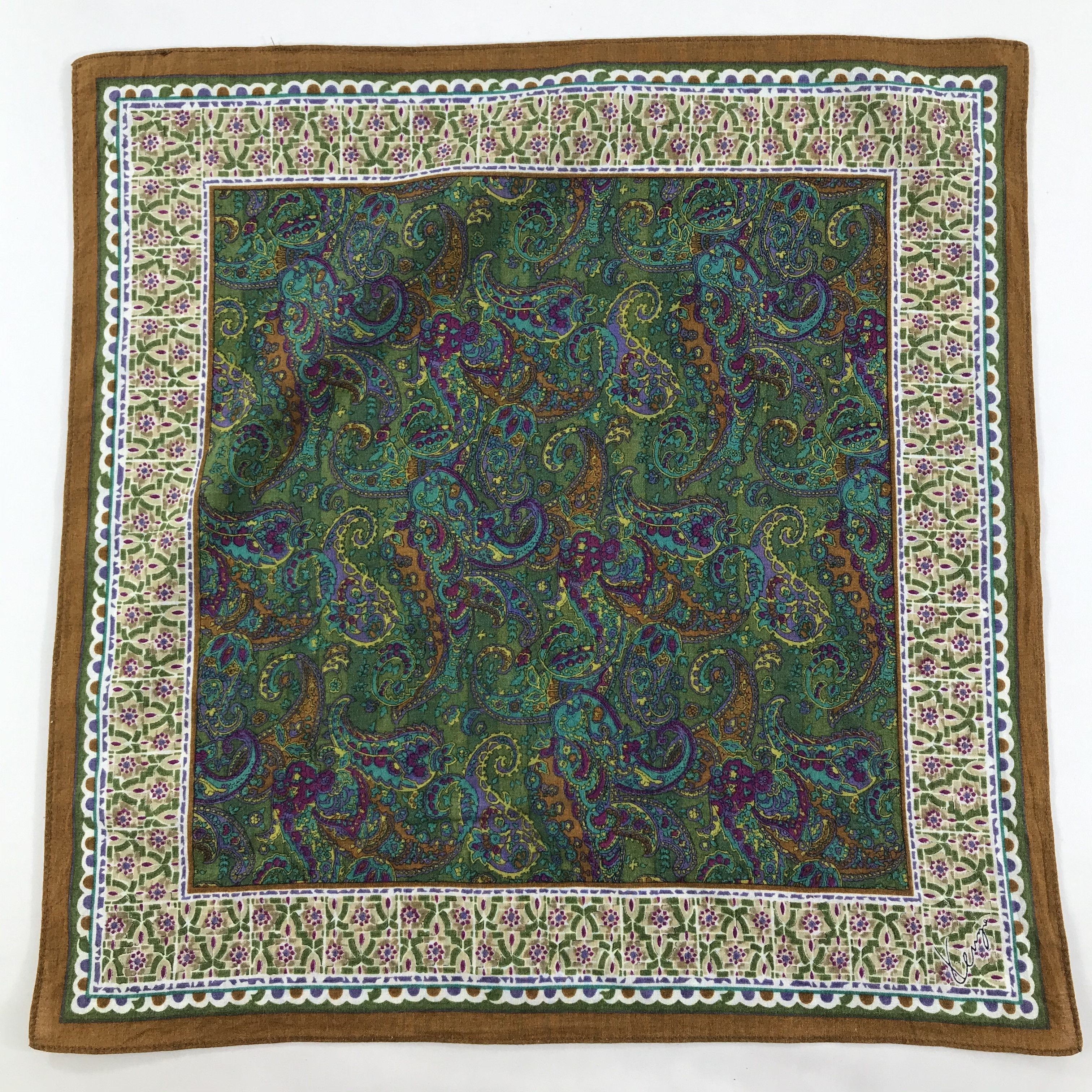 Kenzo × Vintage Kenzo Bandana / Handkerchief / Neckerchief - S1661 Size ONE SIZE - 1 Thumbnail