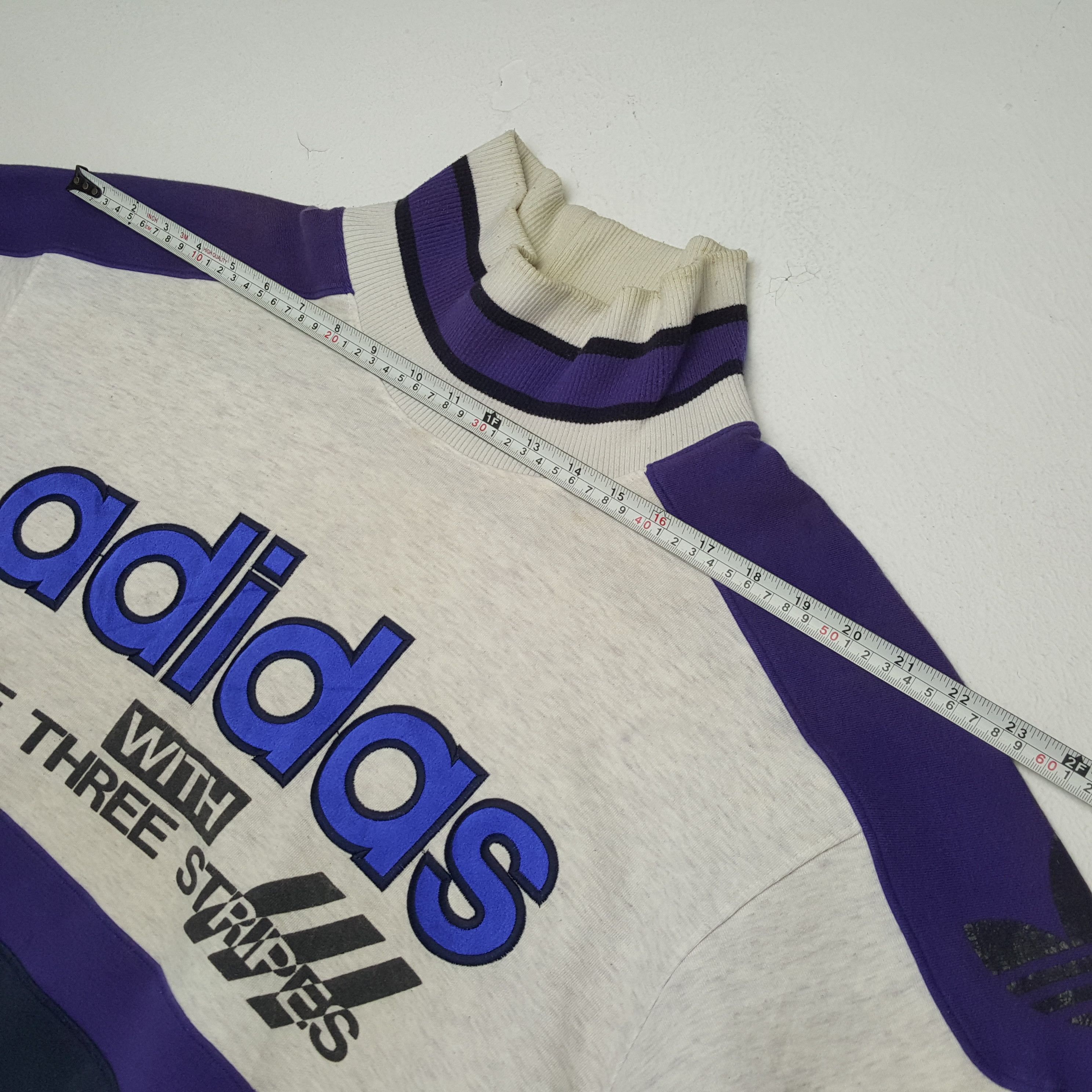 Adidas × Japanese Brand × Vintage Vintage ADIDAS Sportswear Big Logo Sweatshirts Size US L / EU 52-54 / 3 - 5 Thumbnail