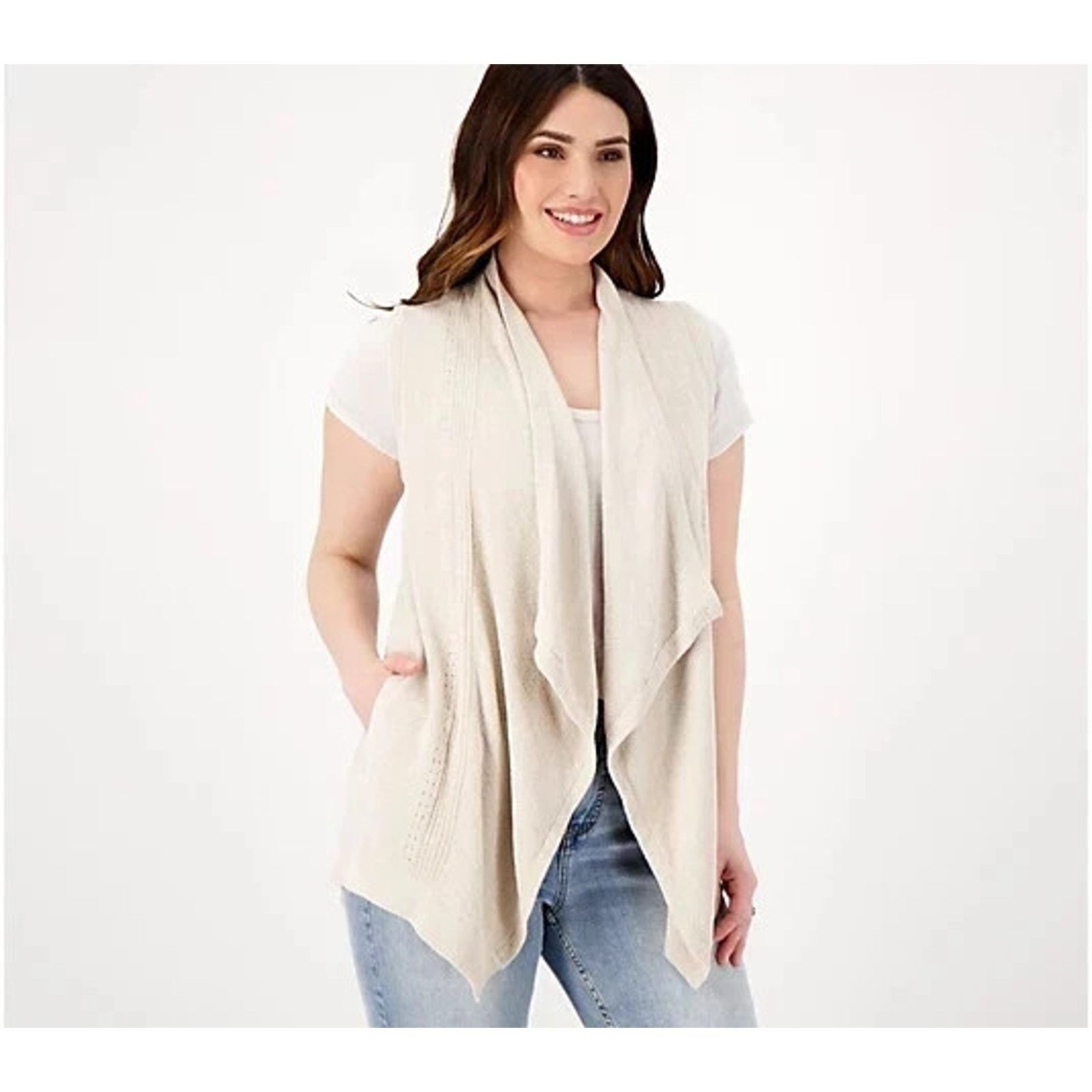 & Other Stories Barefoot Dreams CozyChic Ultra Lite Pointel Vest S/M A355073 Size M / US 6-8 / IT 42-44 - 1 Preview