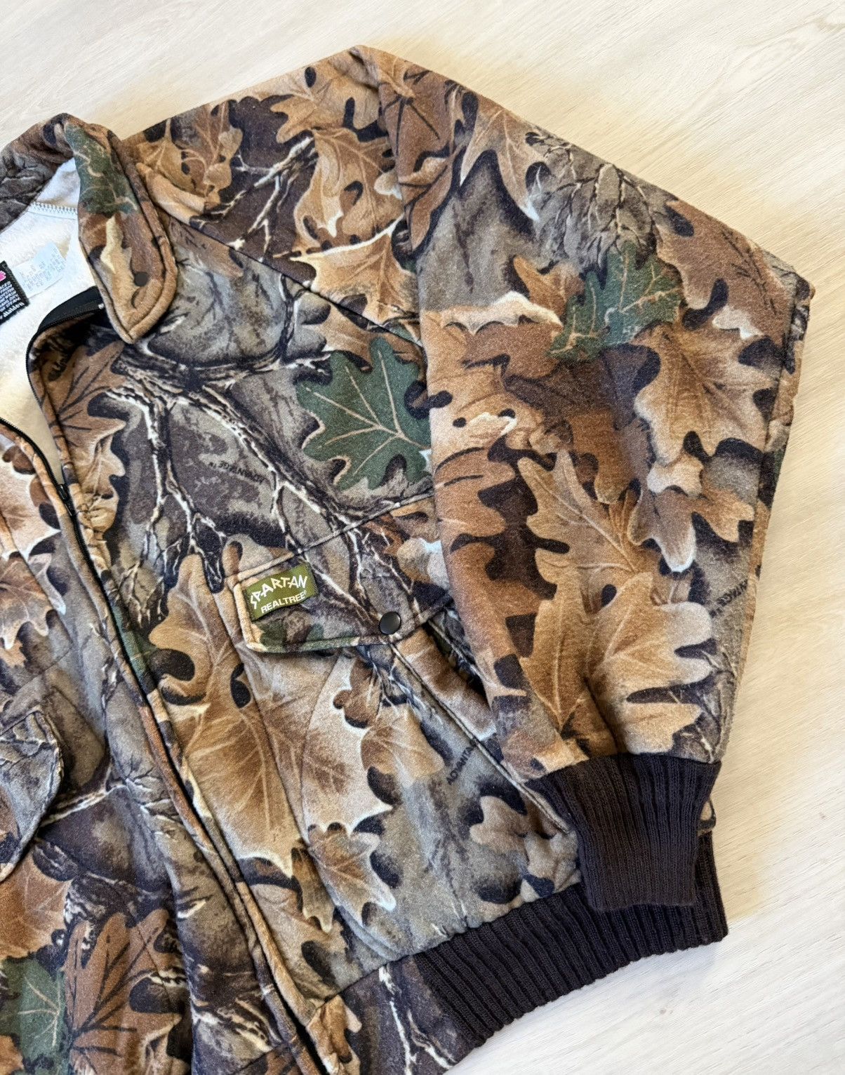 Realtree Vintage Spartan Realtree Polar Fleece Full Zip Bomber 2XL Size US XXL / EU 58 / 5 - 2 Thumbnail