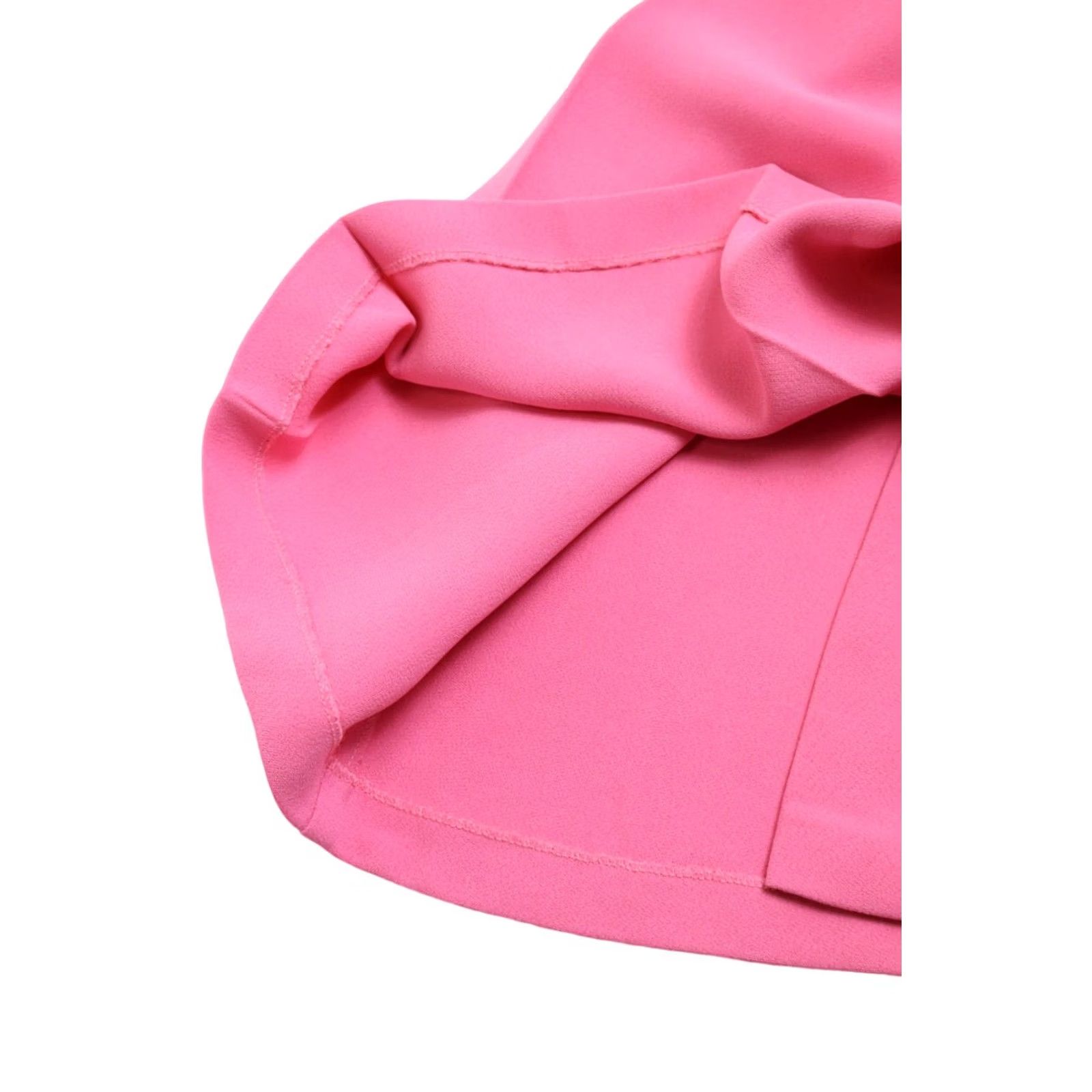 Pinko Chicca Lualdi Skirt Women Medium Pleated Wrap Snap Button Pink Midi Size 32" / US 10 / IT 46 - 6 Thumbnail