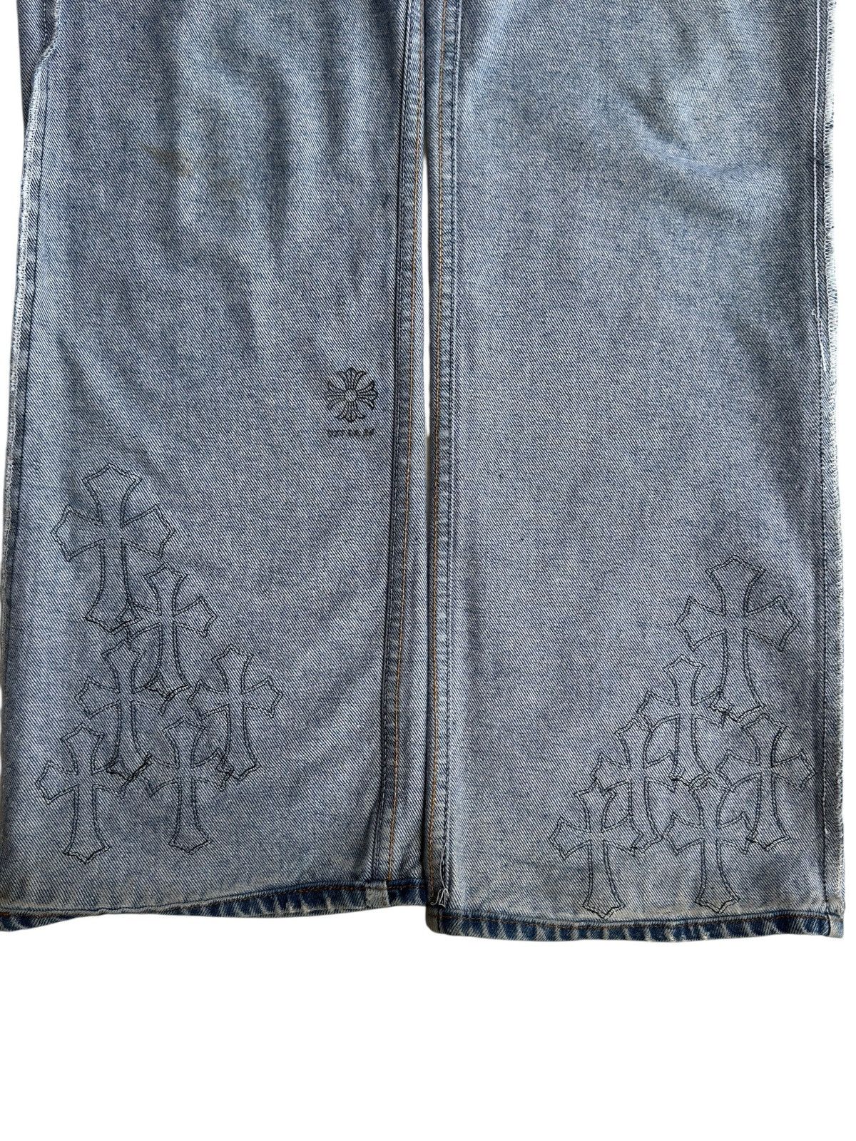 Chrome Hearts Chrome Hearts Flooded Patched 517 Levi’s Denim Jeans Size US 36 / EU 52 - 19 Thumbnail