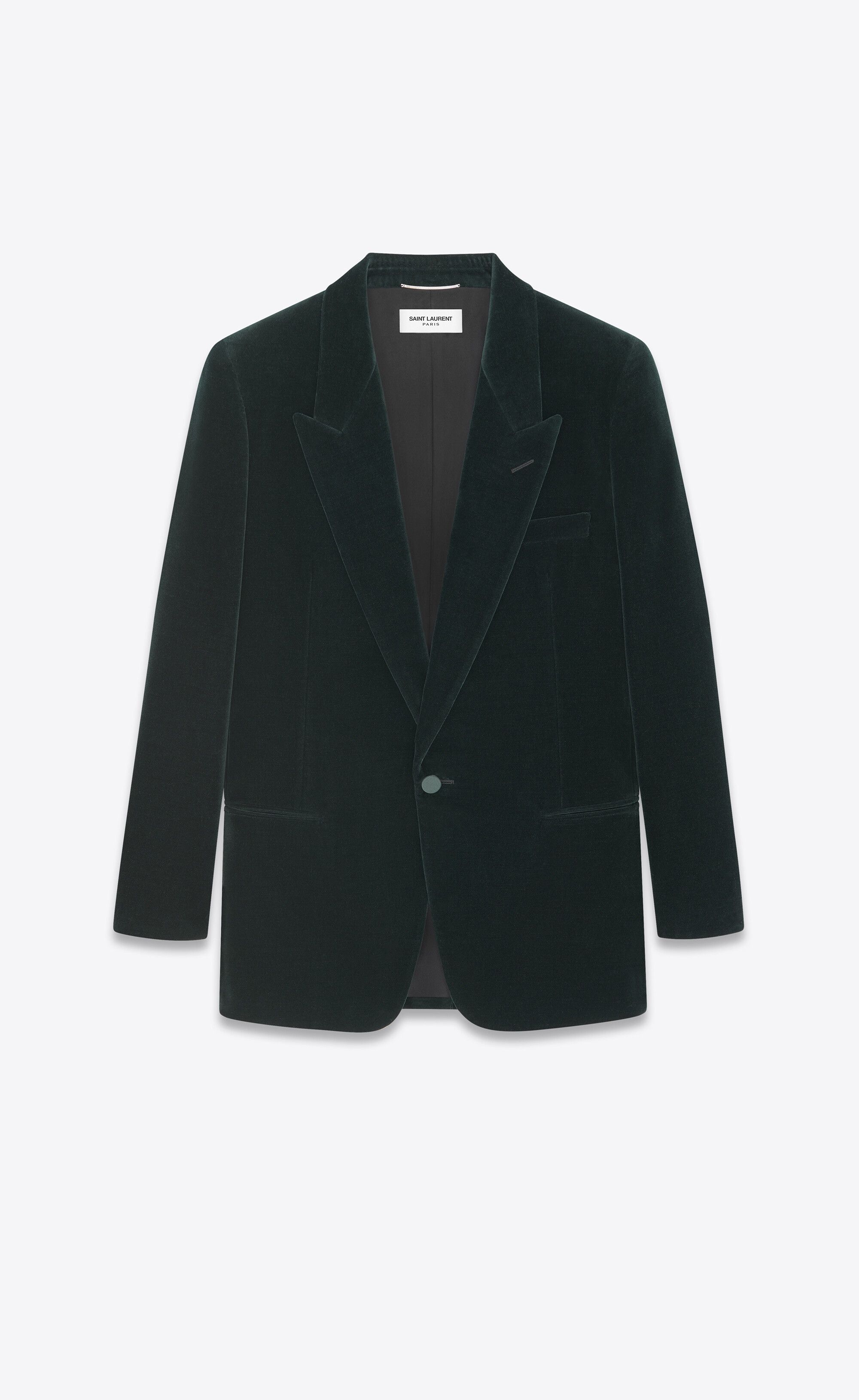 Saint Laurent Paris jacket in shimmering velvet Size US L / EU 52-54 / 3 - 1 Preview