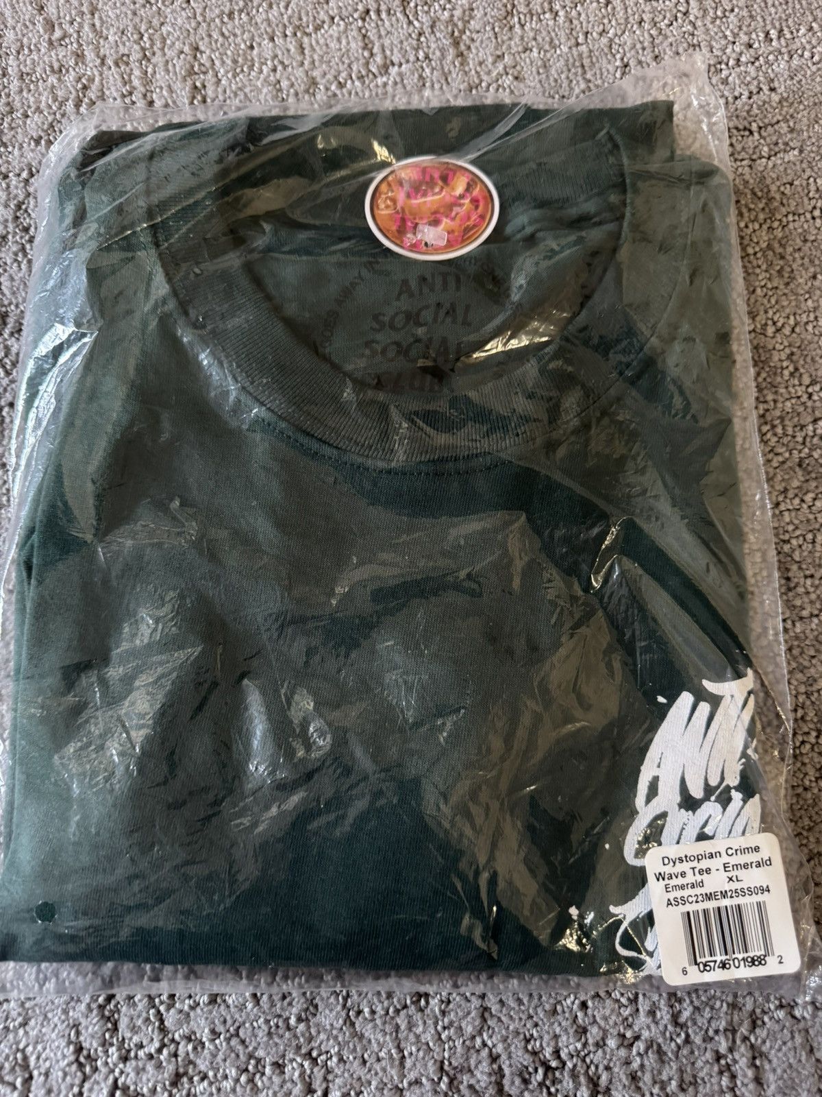 Anti Social Social Club assc dystopian crime wave tee Size US XL / EU 56 / 4 - 2 Thumbnail
