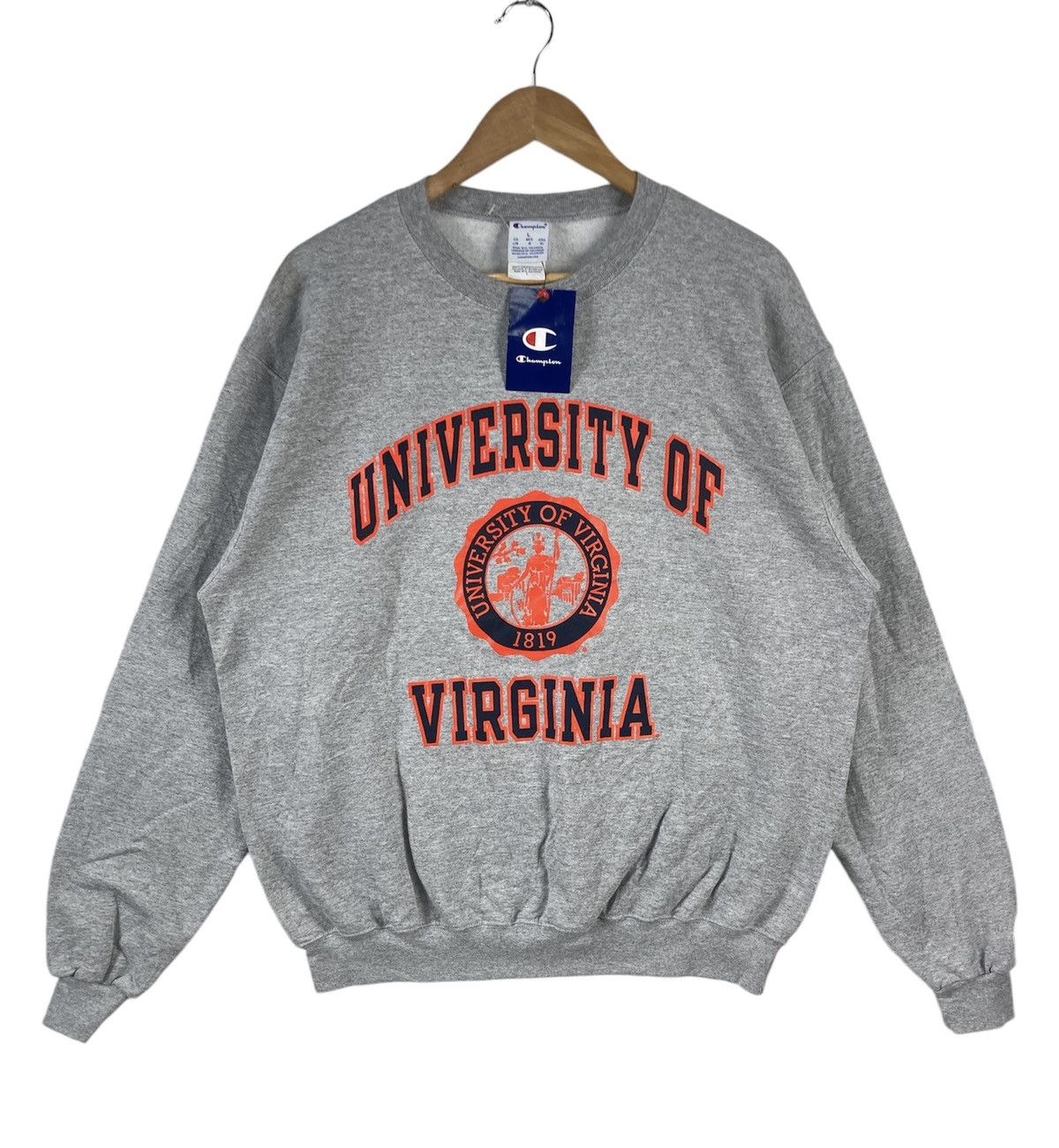Champion New Vintage Champion Usa University Of Virginia Sweatshirt Size US L / EU 52-54 / 3 - 2 Thumbnail