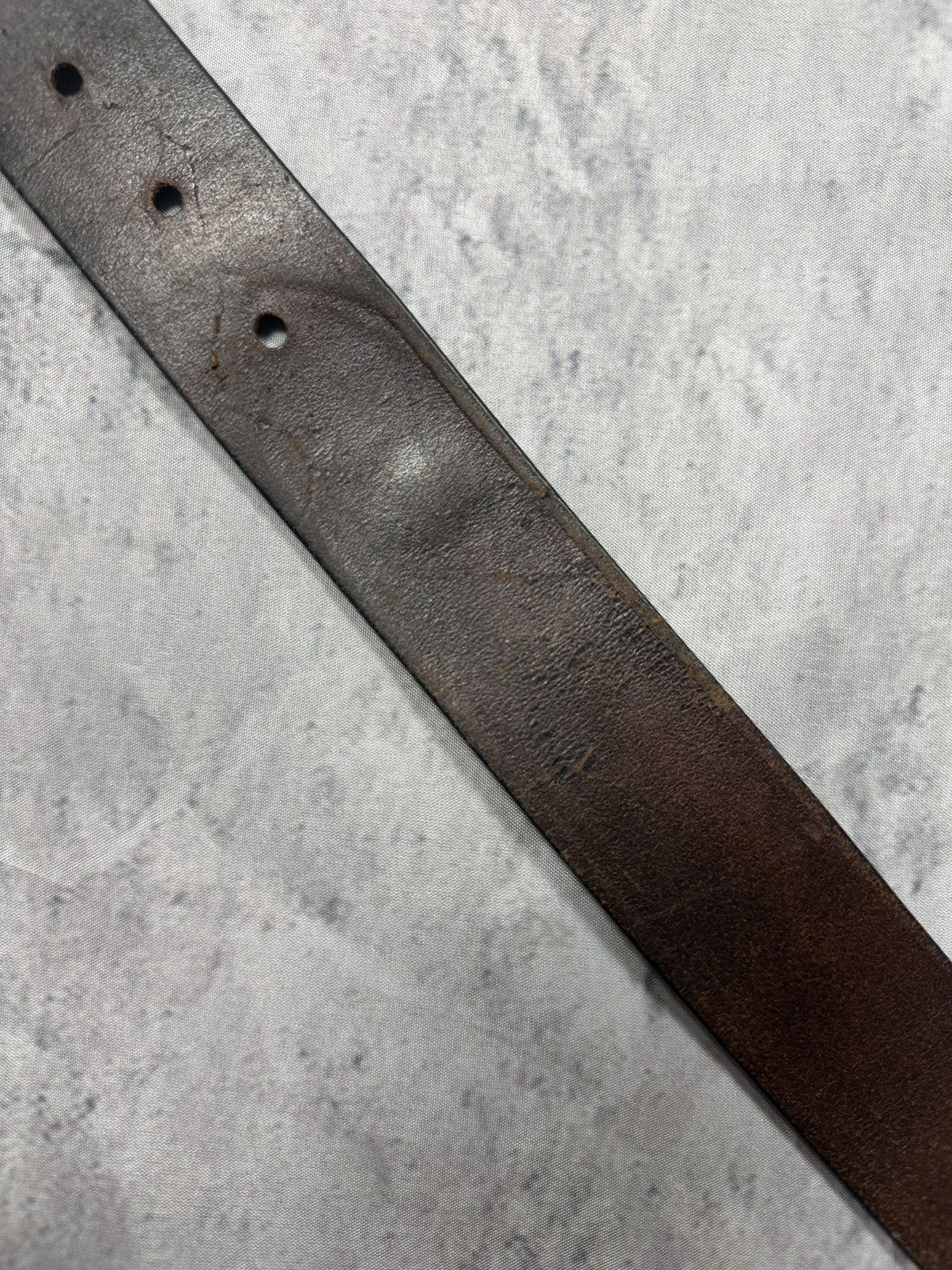 Diesel Diesel Vintage Leather Belt – 90 cm Size 36 - 4 Thumbnail