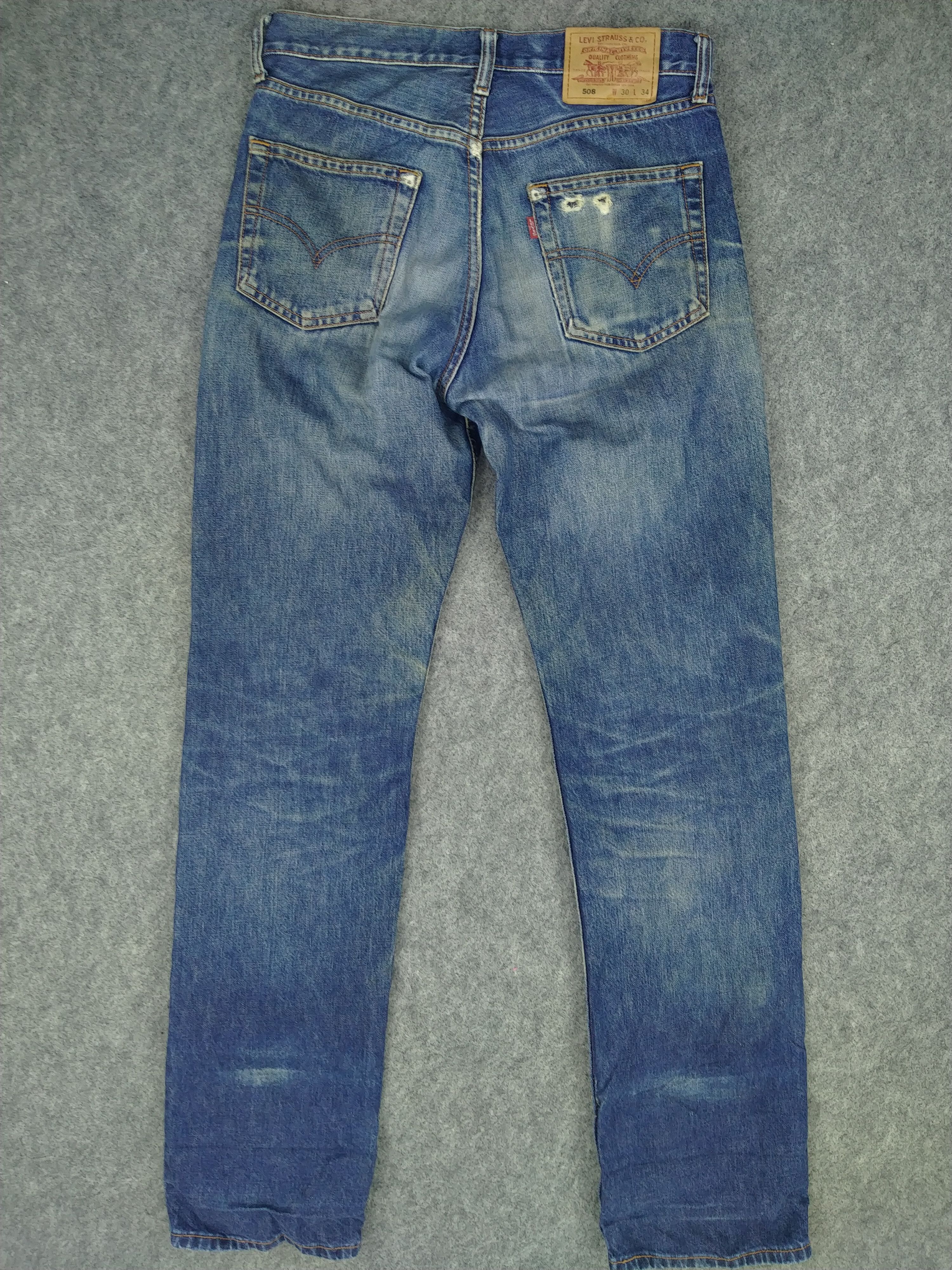 Levi's Dirty Blue Vintage Levi's 508 Denim 31x34.5 -JN818 Size US 31 - 2 Thumbnail