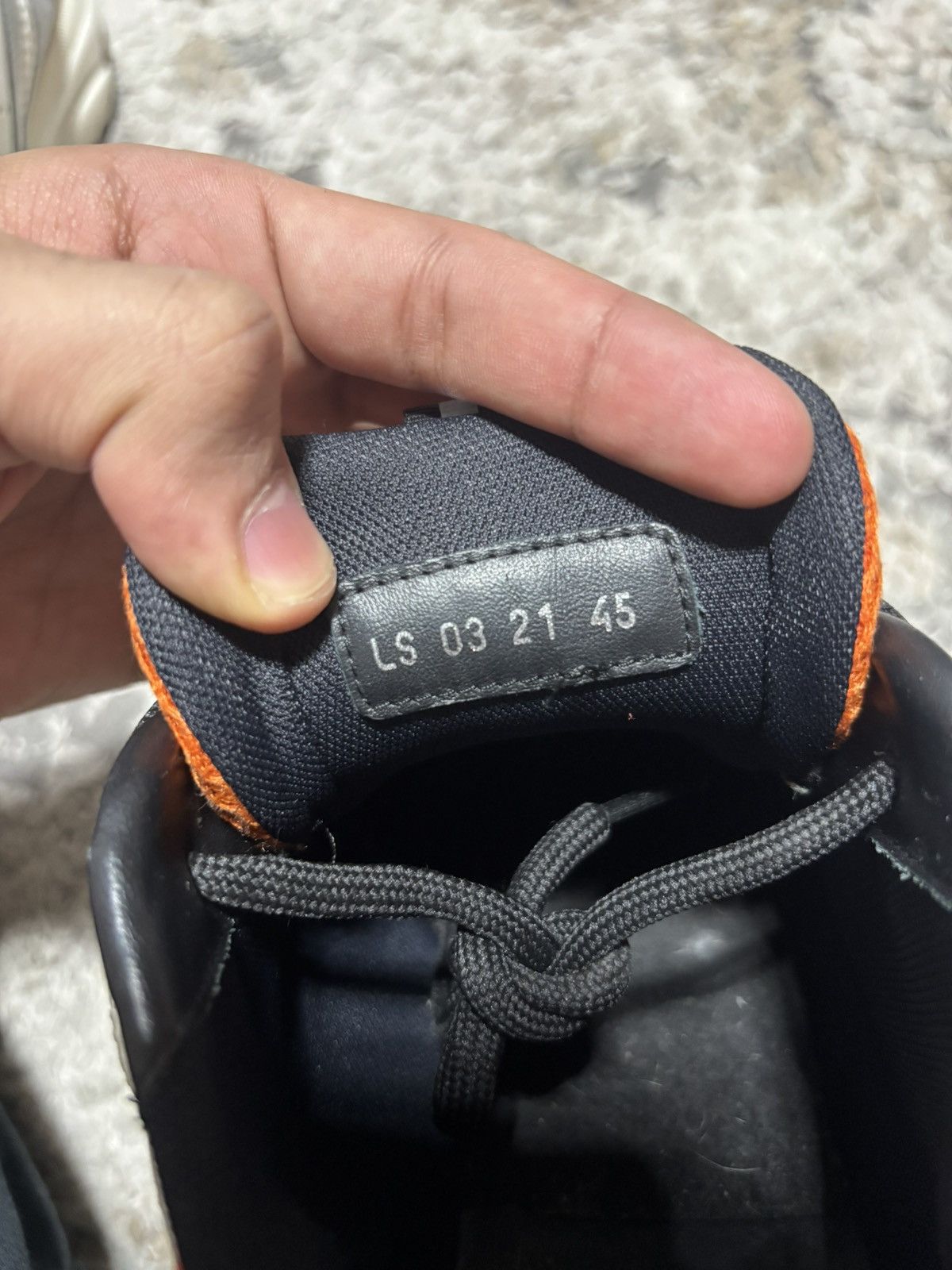 Dior Dior B22 Sneakers White Black Orange – Size EU 45 US 12 Size US 12 / EU 45 - 5 Thumbnail