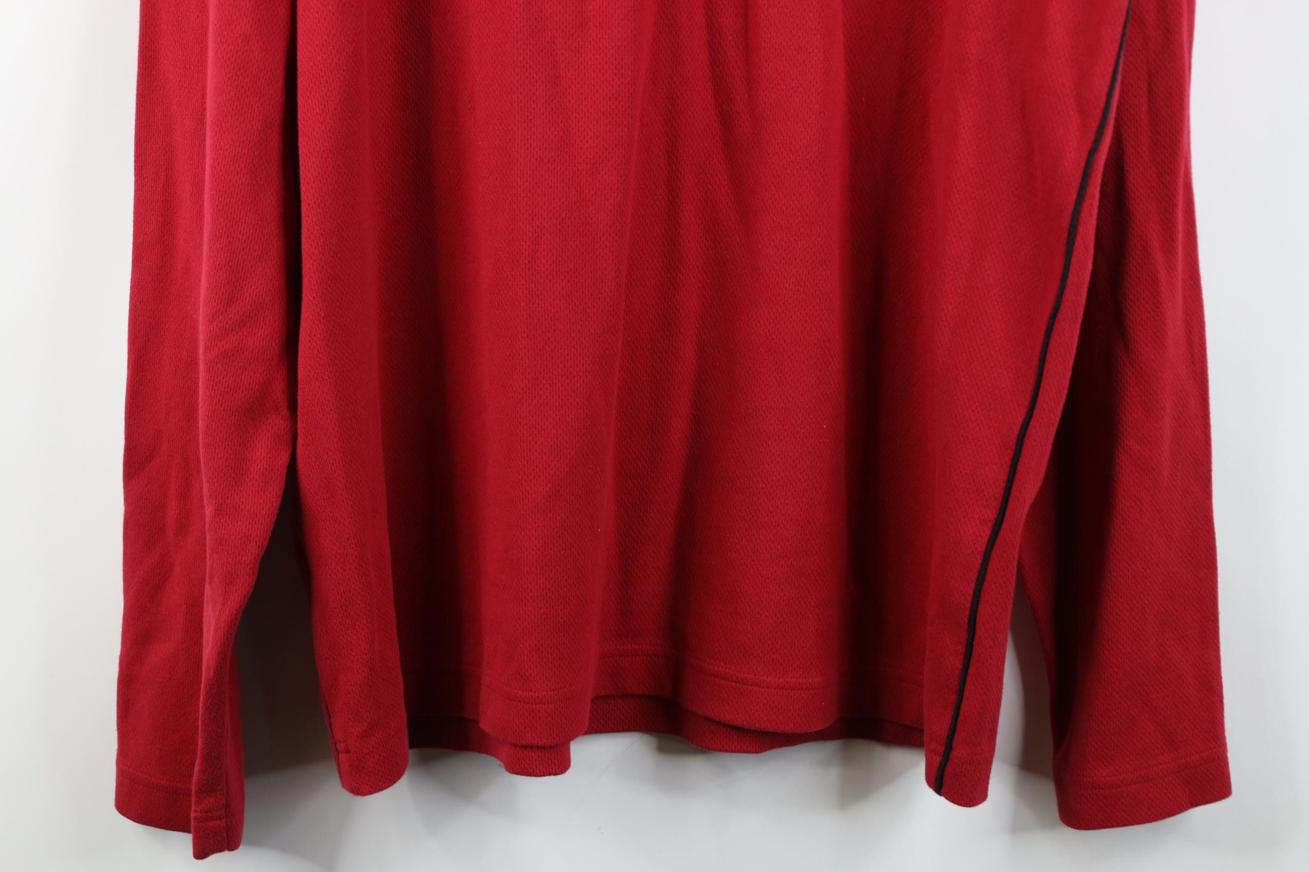 Lands' End Vintage 90s Lands End Thermal Waffle Knit 1/4 Zip Sweater Size US L / EU 52-54 / 3 - 17 Thumbnail