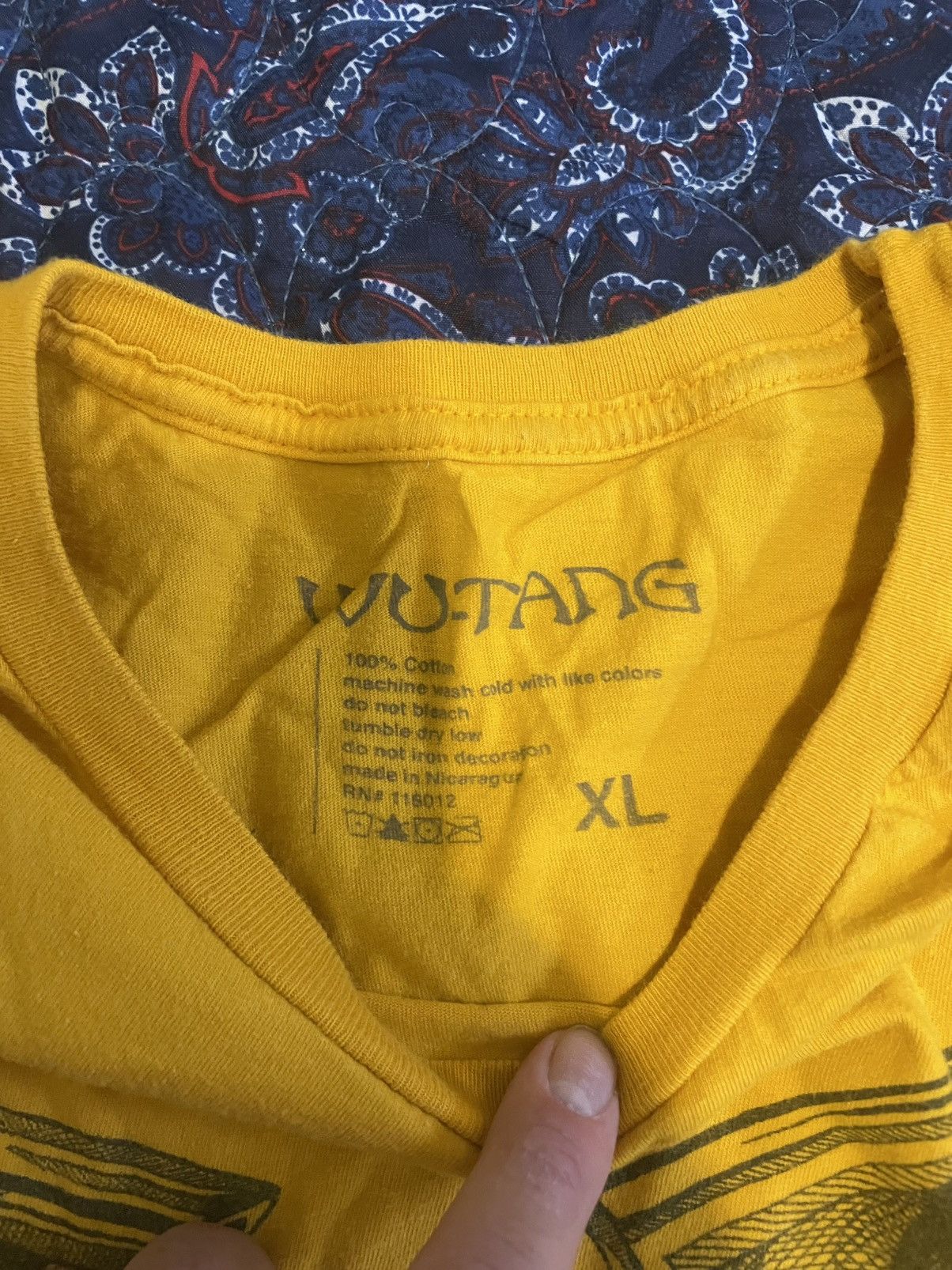 Other Wu-tang Yellow Tee Size US XL / EU 56 / 4 - 2 Thumbnail