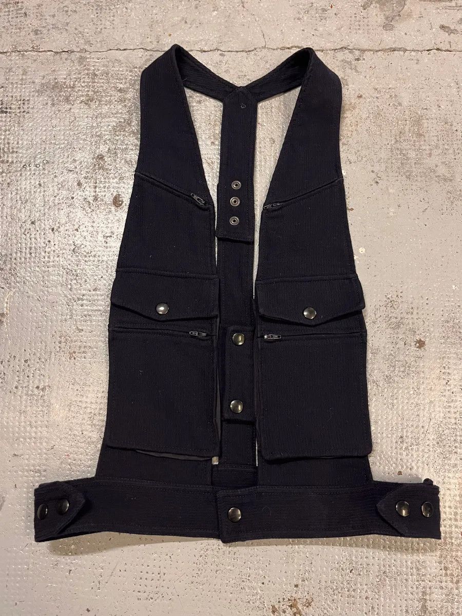 Maison Margiela FW2013 Maison Margiela Navy Corduroy Cargo Tactical Vest Size US S / EU 44-46 / 1 - 1 Thumbnail