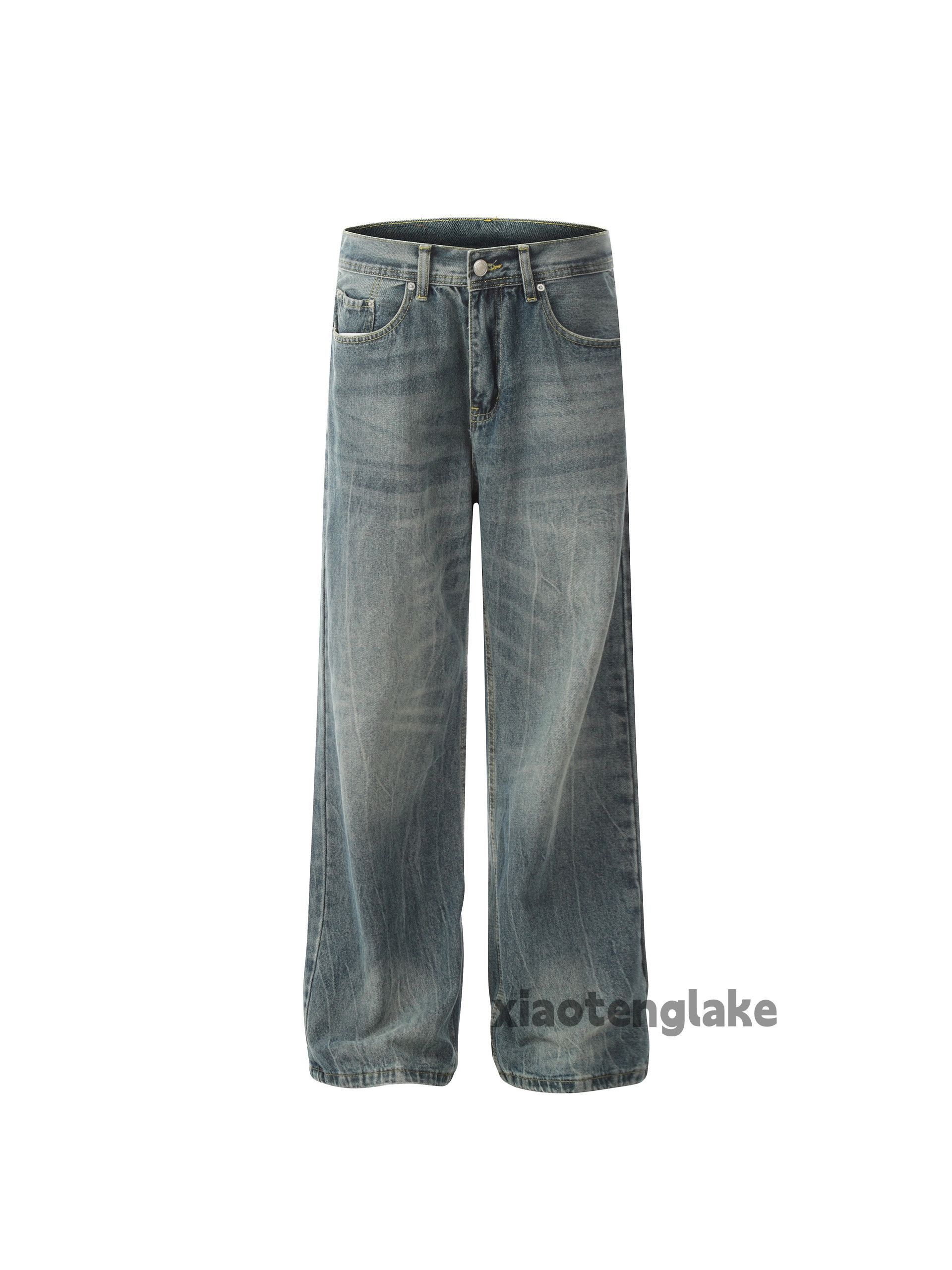 Jean × Vintage washed faded cleanfit yuppie loose baggy jeans Size US 34 / EU 50 - 7 Thumbnail