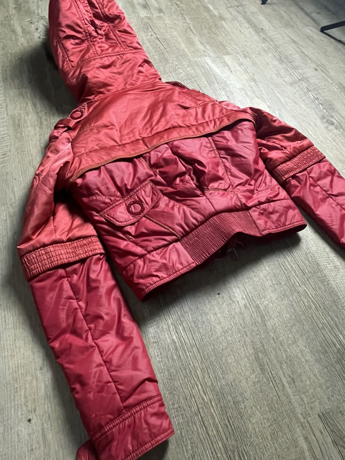 Dior Christian Dior cropped nylon fur hooded Jacket Size M / US 6-8 / IT 42-44 - 3 Thumbnail
