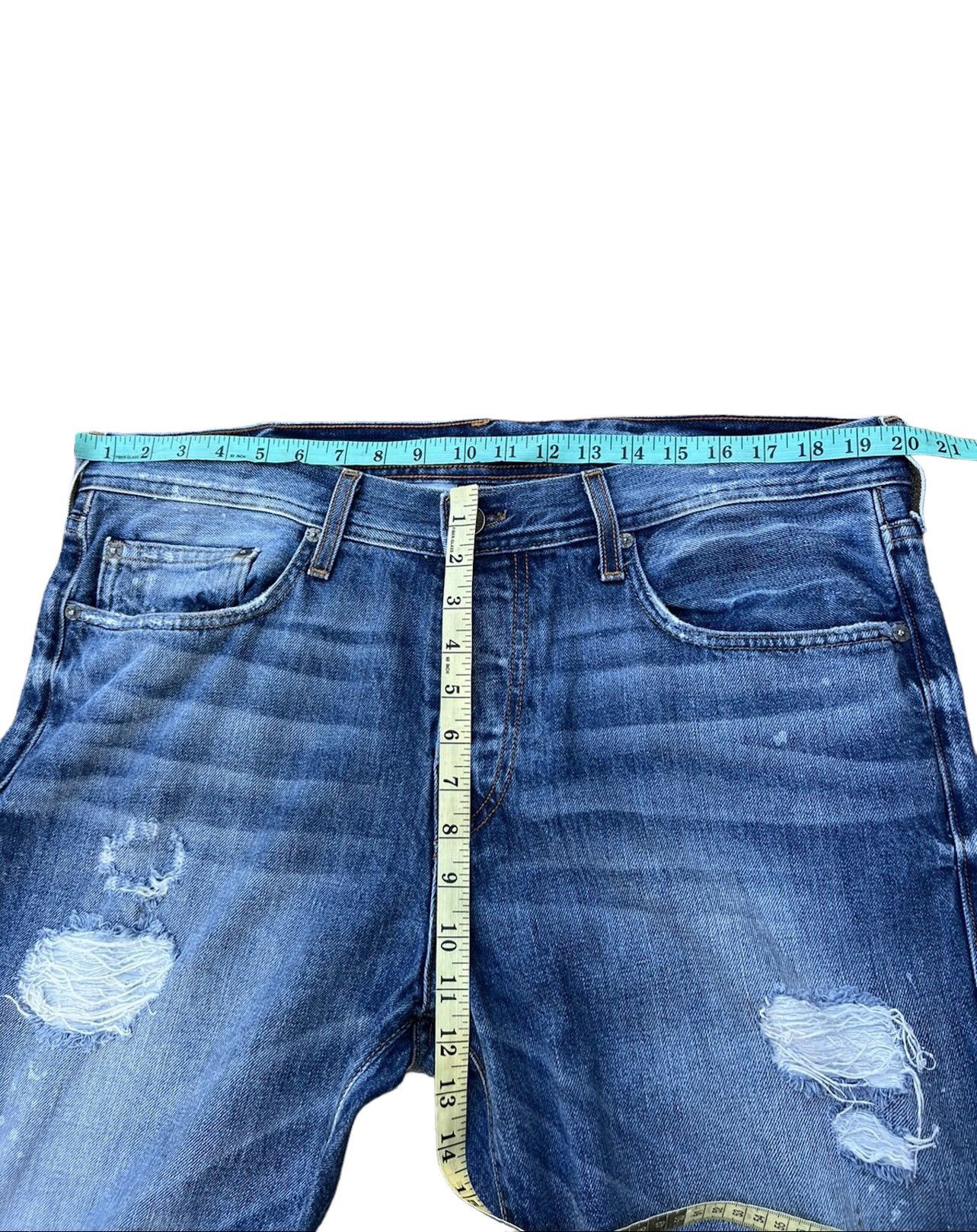 True Religion Vintage 2000s True Religion Rips Distressed Denim Jeans Size US 36 / EU 52 - 3 Thumbnail