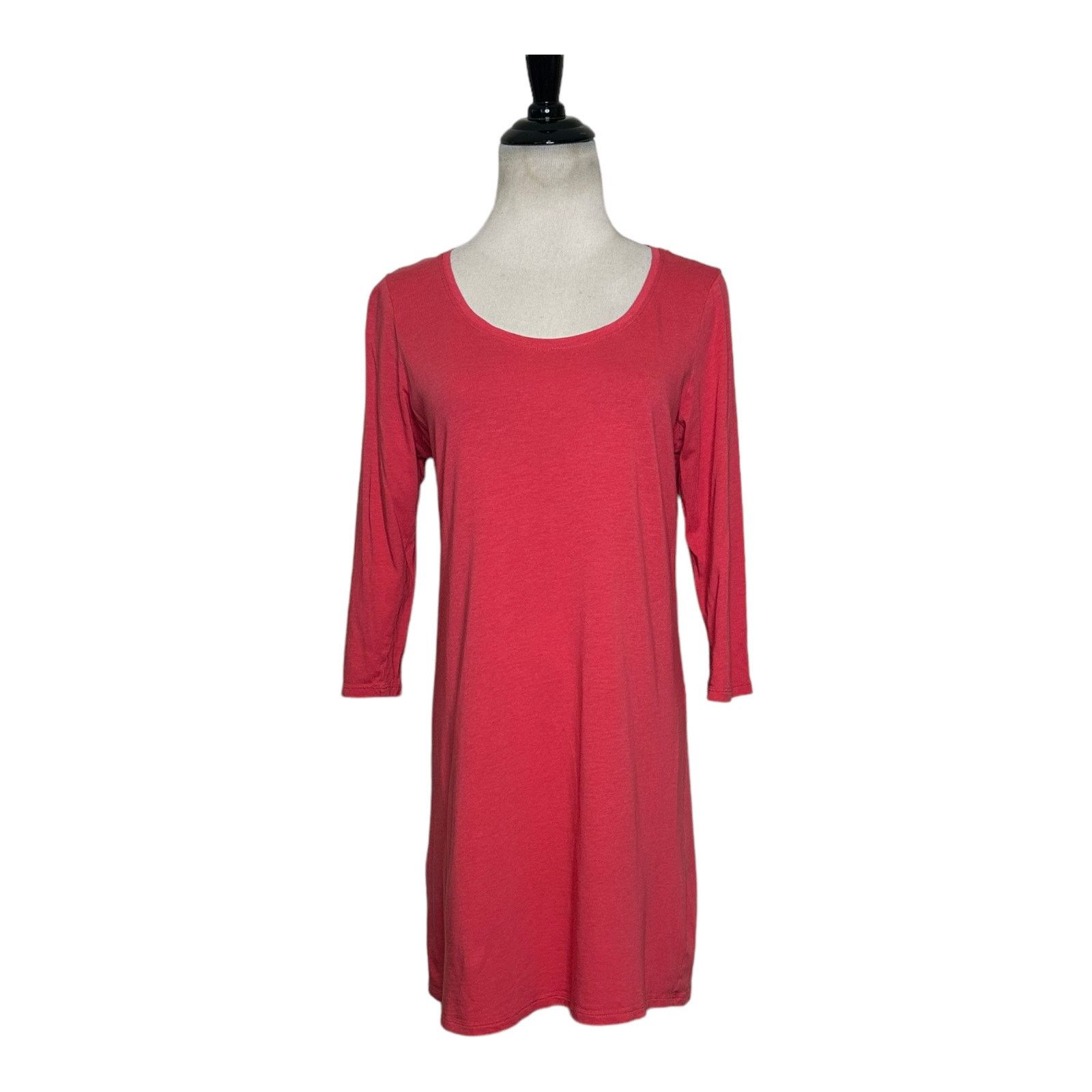 J. Jill PureJill reddish pink 3/4 sleeves tunic top size small Tall Size S / US 4 / IT 40 - 9 Thumbnail