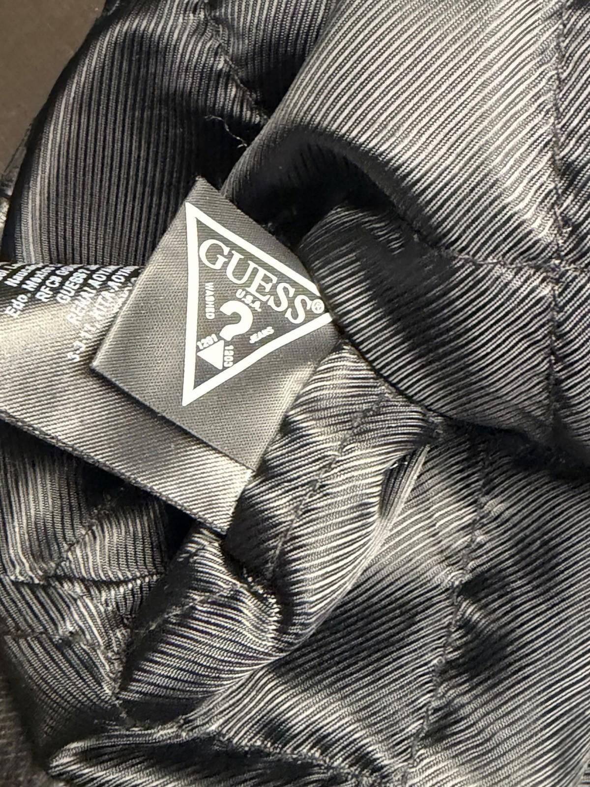 Guess GUESS Women’s Black Camo Moto Jacket Faux Leather Zip L Size L / US 10 / IT 46 - 8 Thumbnail