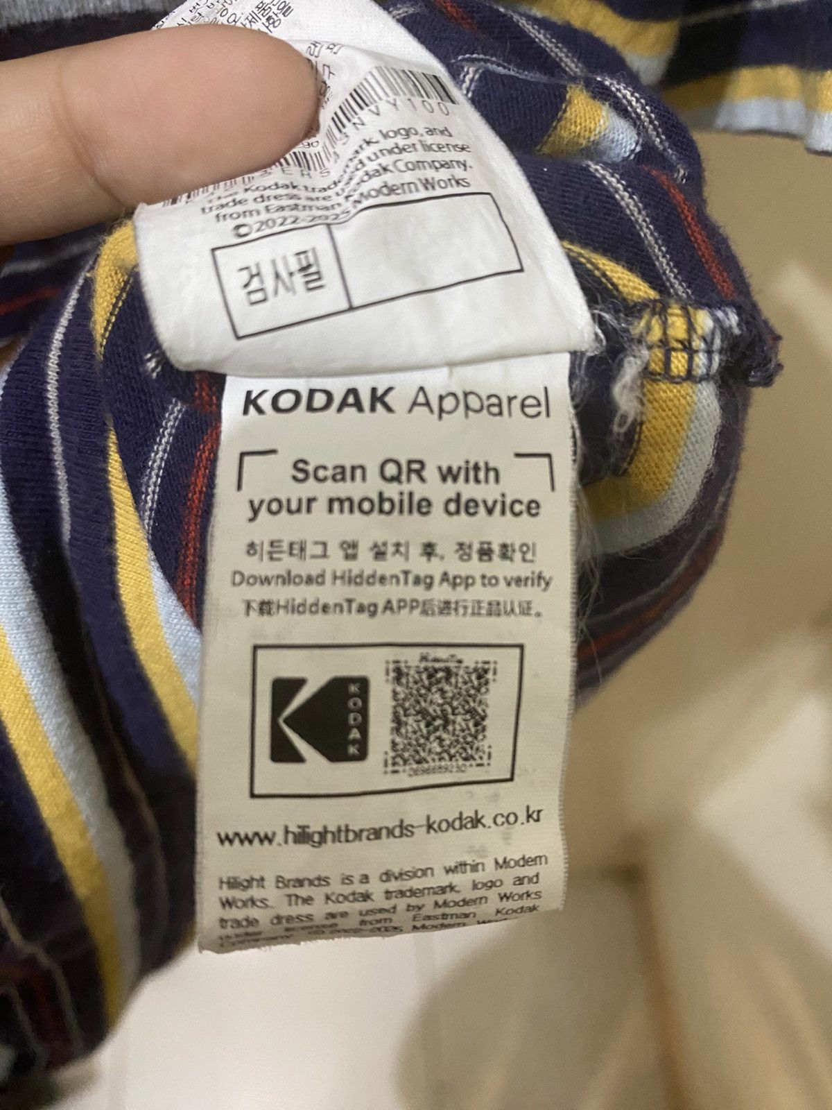 Kodak Kodak Apparel Multi-Stripe "Newtro" Tee Size US L / EU 52-54 / 3 - 5 Thumbnail