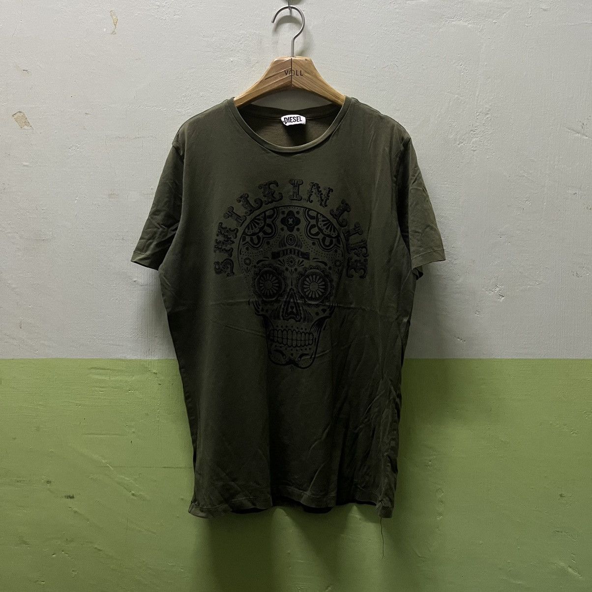 Diesel Rare Diesel Skull Smile In Life Tees Size US S / EU 44-46 / 1 - 1 Thumbnail