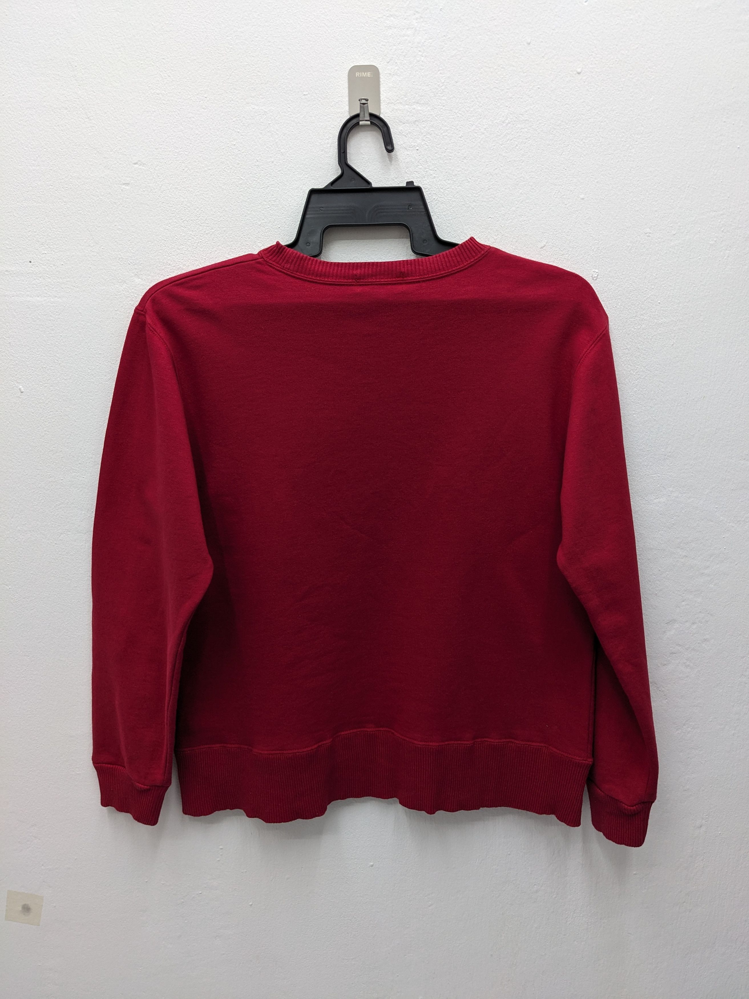 Peanuts Vintage Snoopy Peanuts Red Embroidered Crewneck Sweatshirt Size US M / EU 48-50 / 2 - 6 Thumbnail