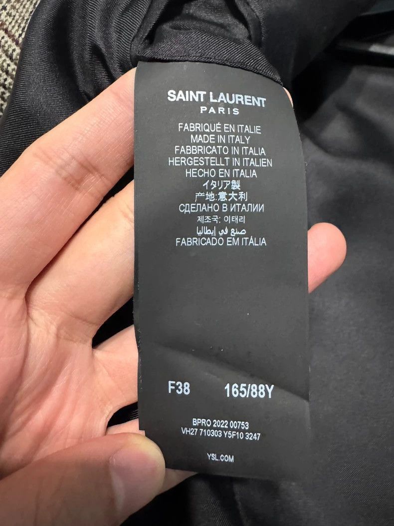 Saint Laurent Paris Saint Laurent Paris Saint Laurent Paris Plaid women's jack Size US M / EU 48-50 / 2 - 5 Thumbnail