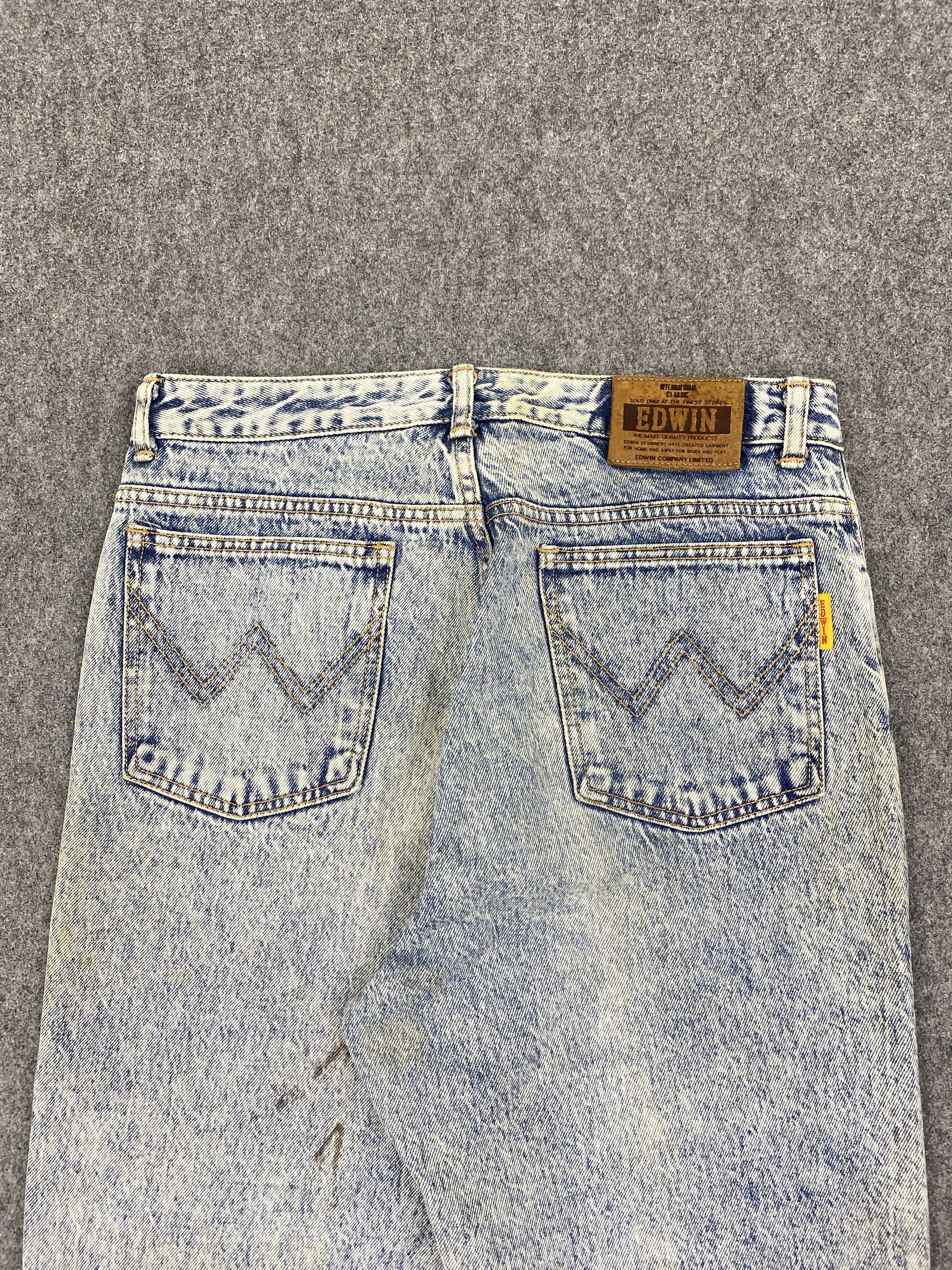 Edwin Vintage Edwin Acid Washed Jeans DP2821 Size US 32 / EU 48 - 4 Thumbnail