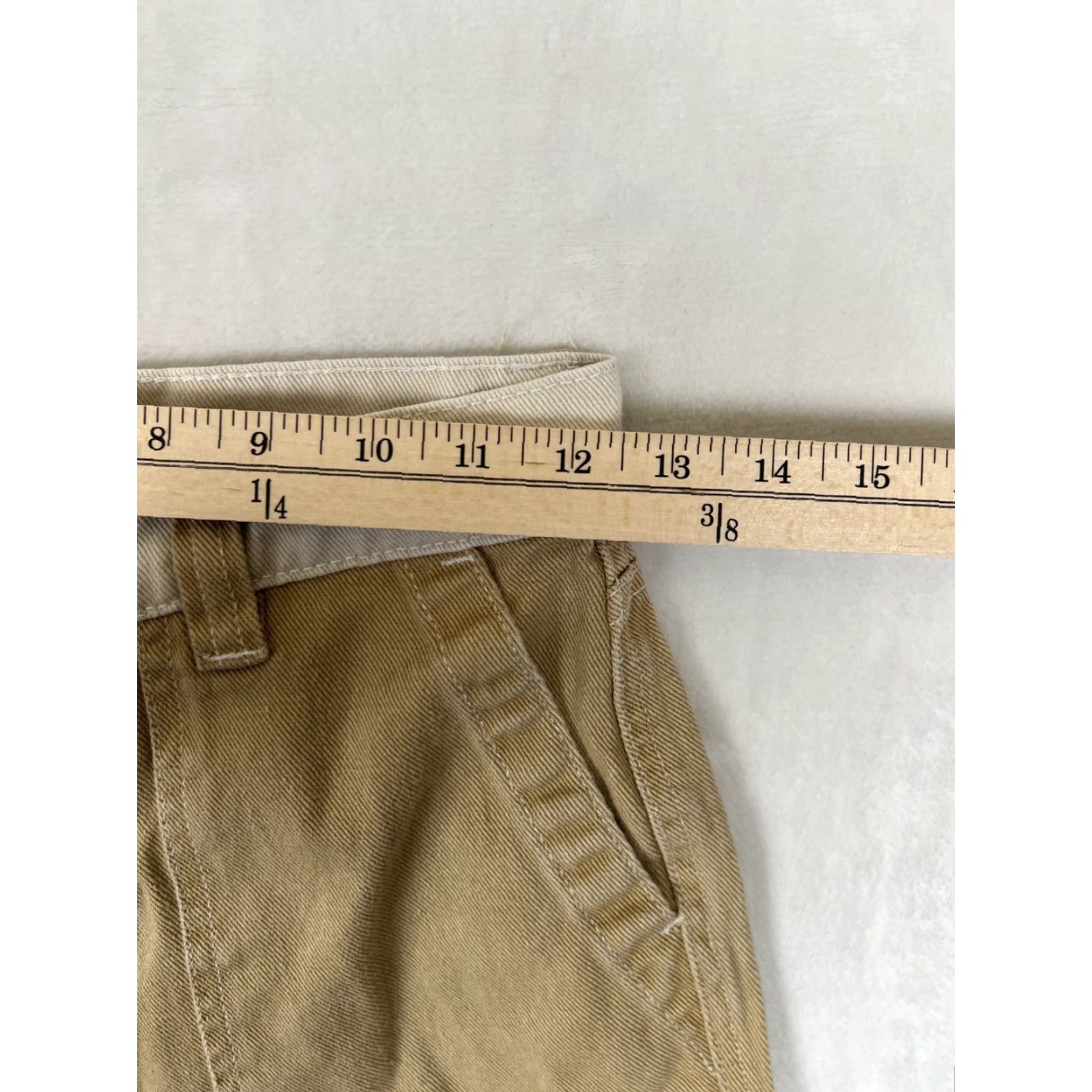 Vintage PasSun Cargo Carpenter Brown Pants Women's 24 Khaki Baggy Cargo Pants Straight Leg 27in Inseam Womens Size 42" / US 20 - 3 Thumbnail