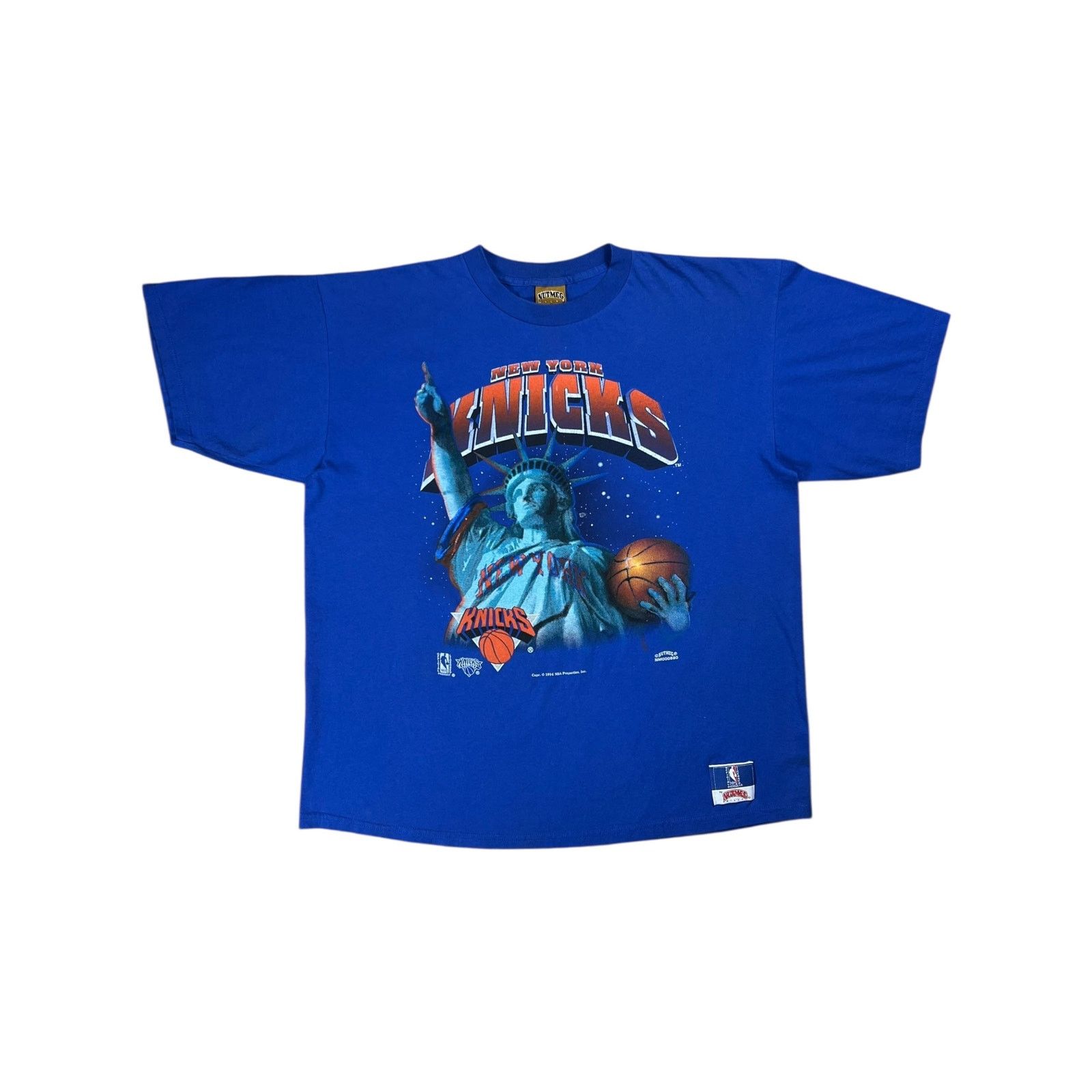 Vintage 1994 Nutmeg New York Knicks Lady Liberty tee (XL)