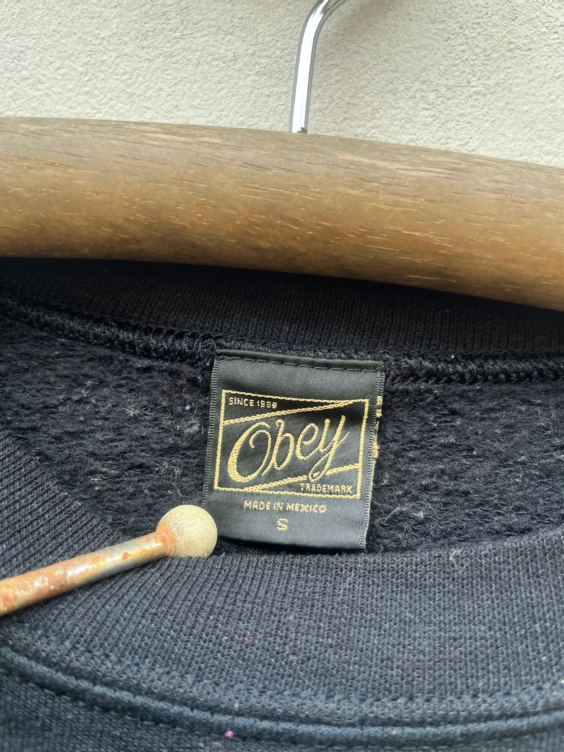 Obey Vintage Obey Warm Shirt Sweatshirt Sweater Skateboarding Size US S / EU 44-46 / 1 - 2 Thumbnail