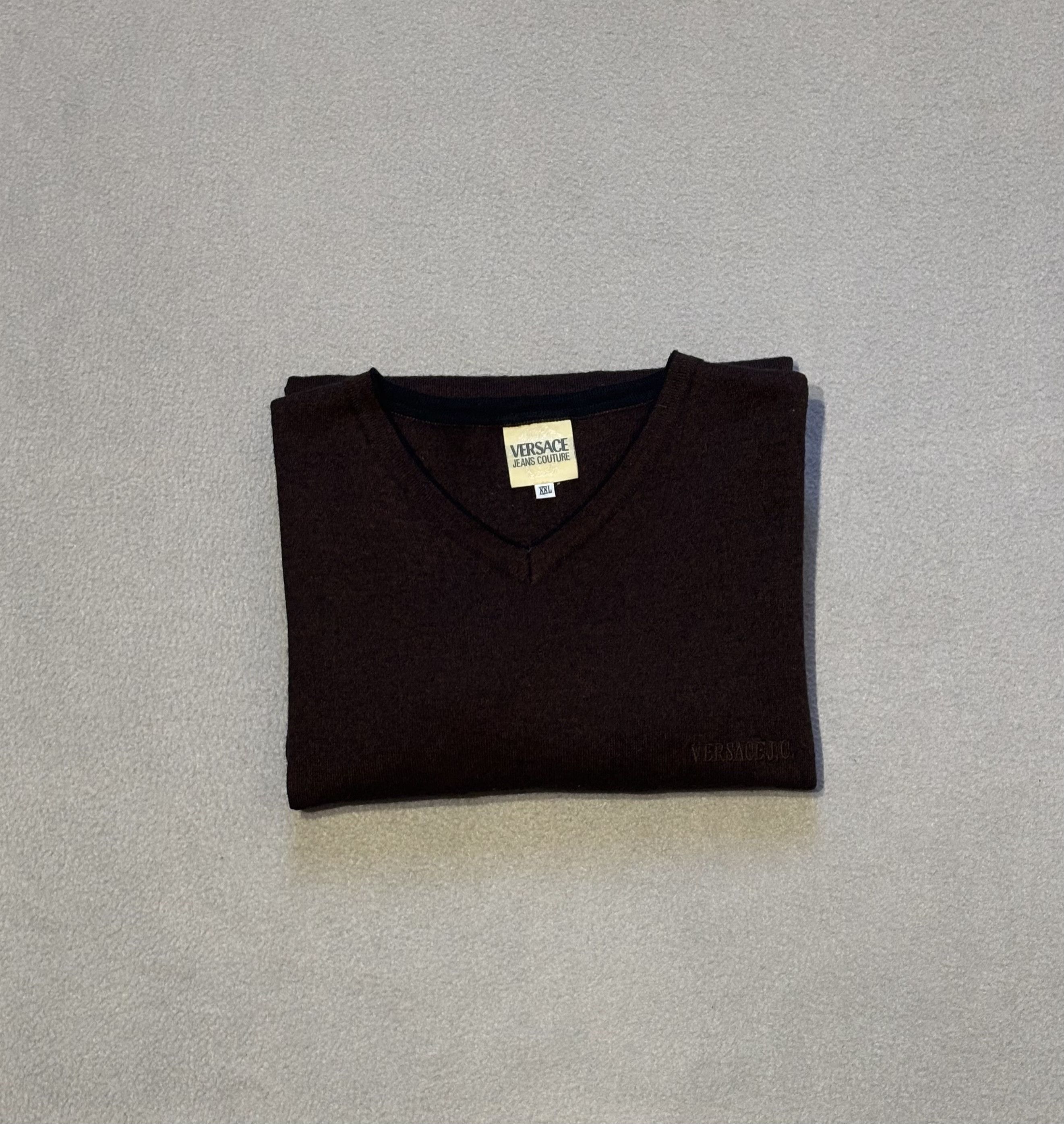 Versace Jeans Couture Versace Jeans Couture V-neck Sweater Size XXL Fit L Size US L / EU 52-54 / 3 - 17 Thumbnail