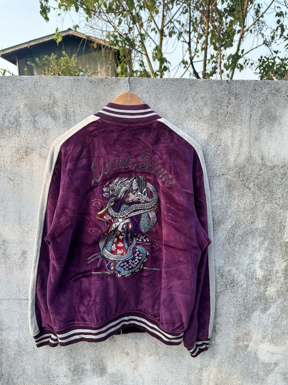 Japanese Brand Definite flance velvet sukajan Size US M / EU 48-50 / 2 - 7 Thumbnail