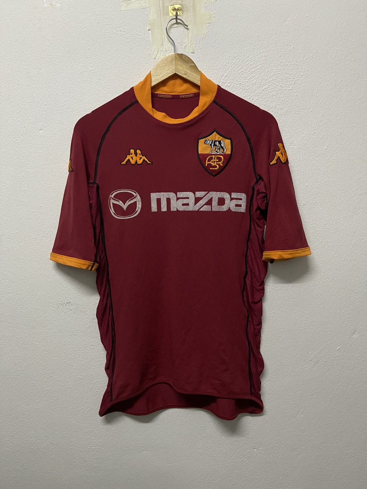 Other VINTAGE 02-03 AS ROMA HOME JERSEY SLIMFIT STYLE Size US L / EU 52-54 / 3 - 1 Thumbnail