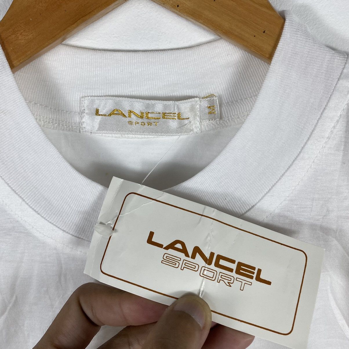Lancel Vintage Deadstock 90's LANCEL SPORT Tee Size US M / EU 48-50 / 2 - 7 Thumbnail
