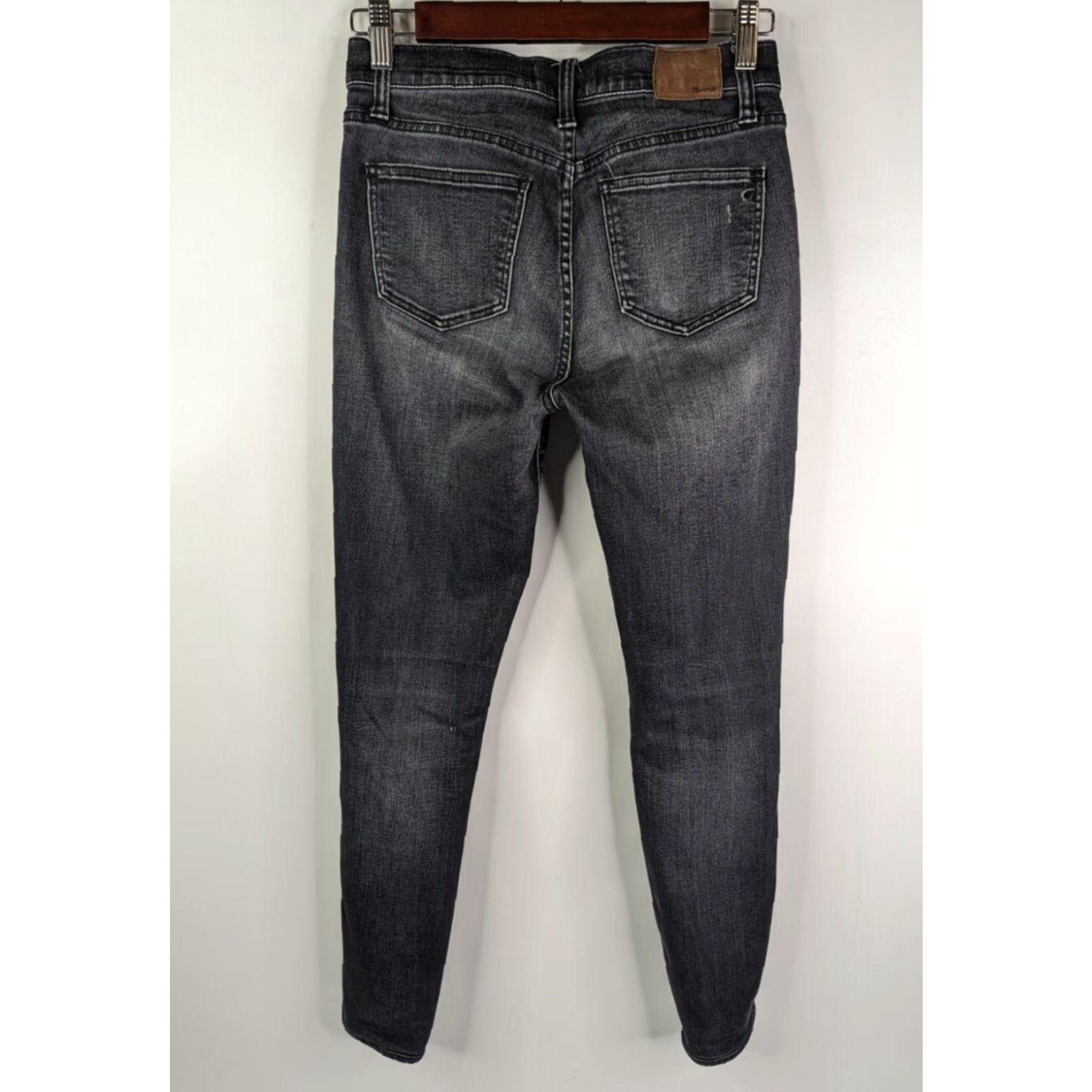 Madewell Madewell Jeans Skinny High Rise Kincaid Wash Black Size 31 in. Womens Size 24" / US 00 / IT 34 - 4 Thumbnail