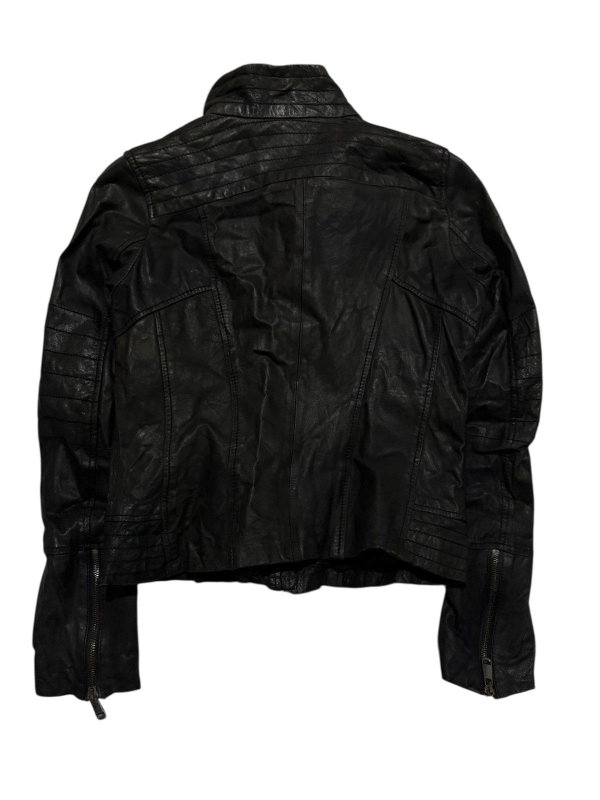 If Six Was Nine La Reine Blanche Leather Jacket Size S / US 4 / IT 40 - 2 Thumbnail