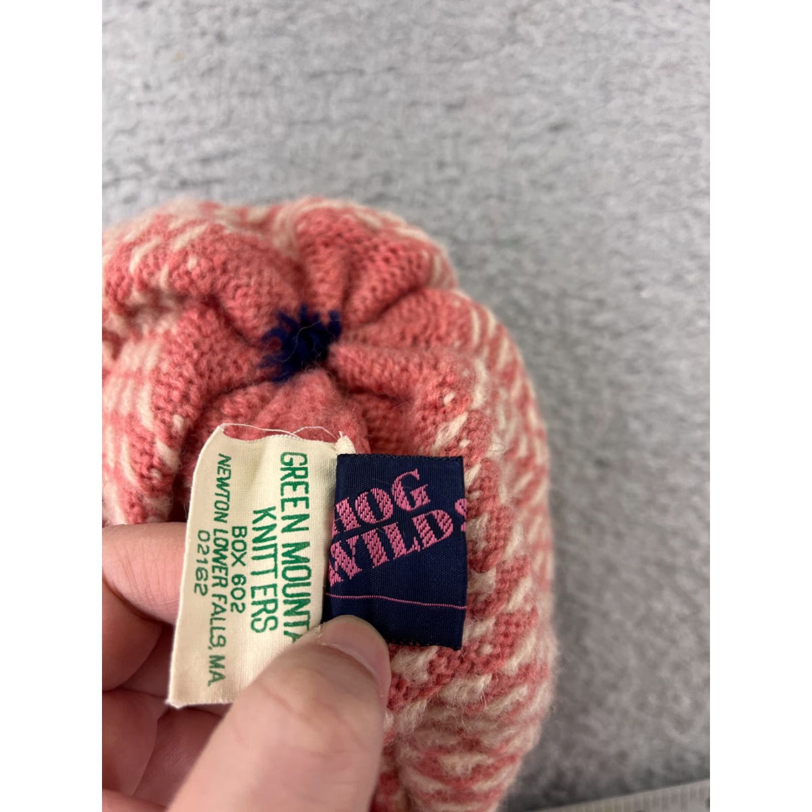 Pinko Green Mountain Knitters Beanie Pink Wool Hat Adult Women Size ONE SIZE - 7 Thumbnail