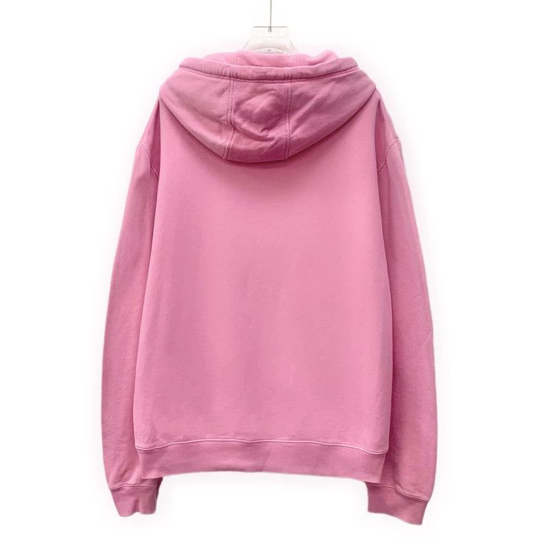 Loewe Loewe Pink logo printed cotton hooded terry sleeve hoodie Size M / US 6-8 / IT 42-44 - 2 Thumbnail