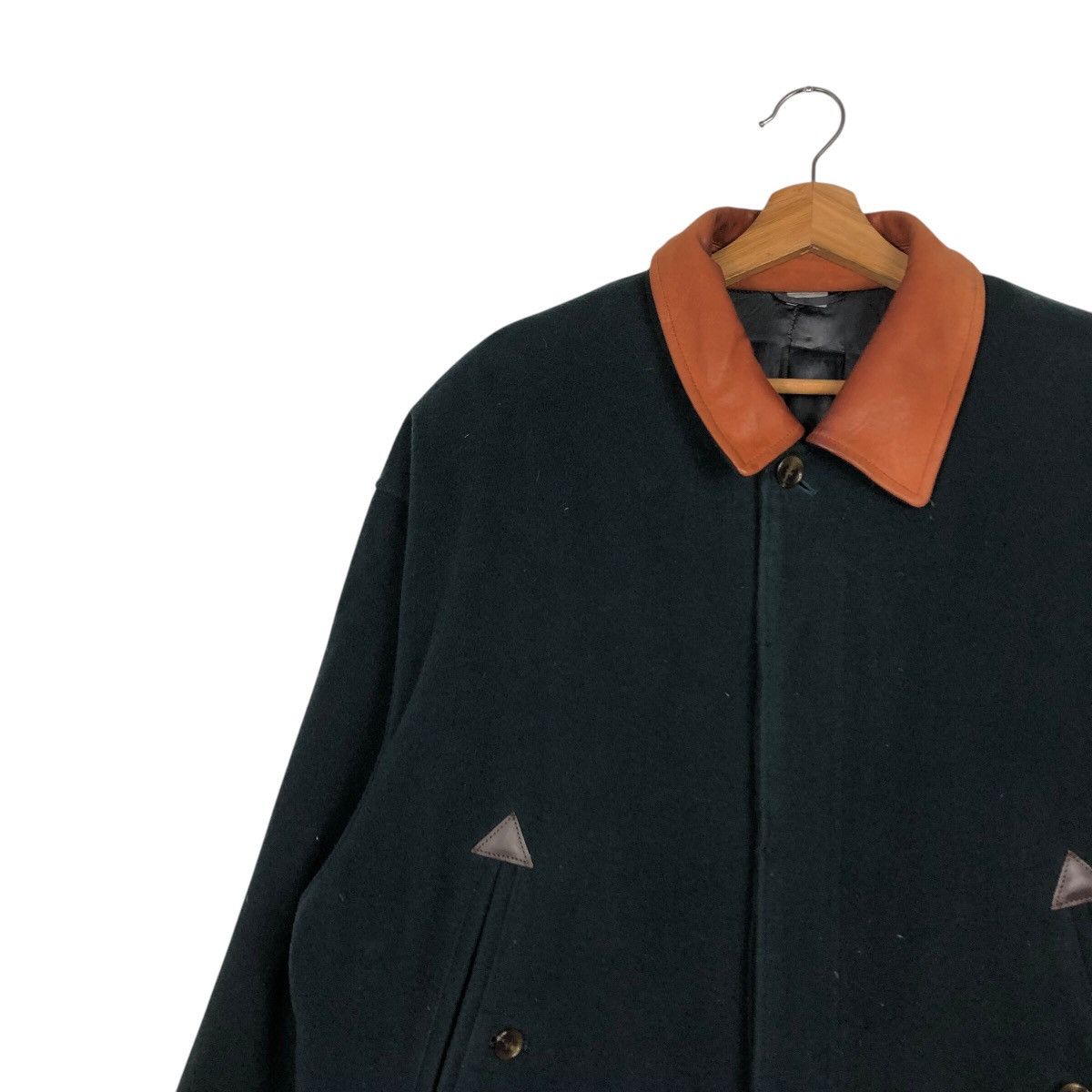 Issey Miyake 📌Vintage Chore Jacket Intermezzo Japan Leather Collar Size US L / EU 52-54 / 3 - 8 Thumbnail
