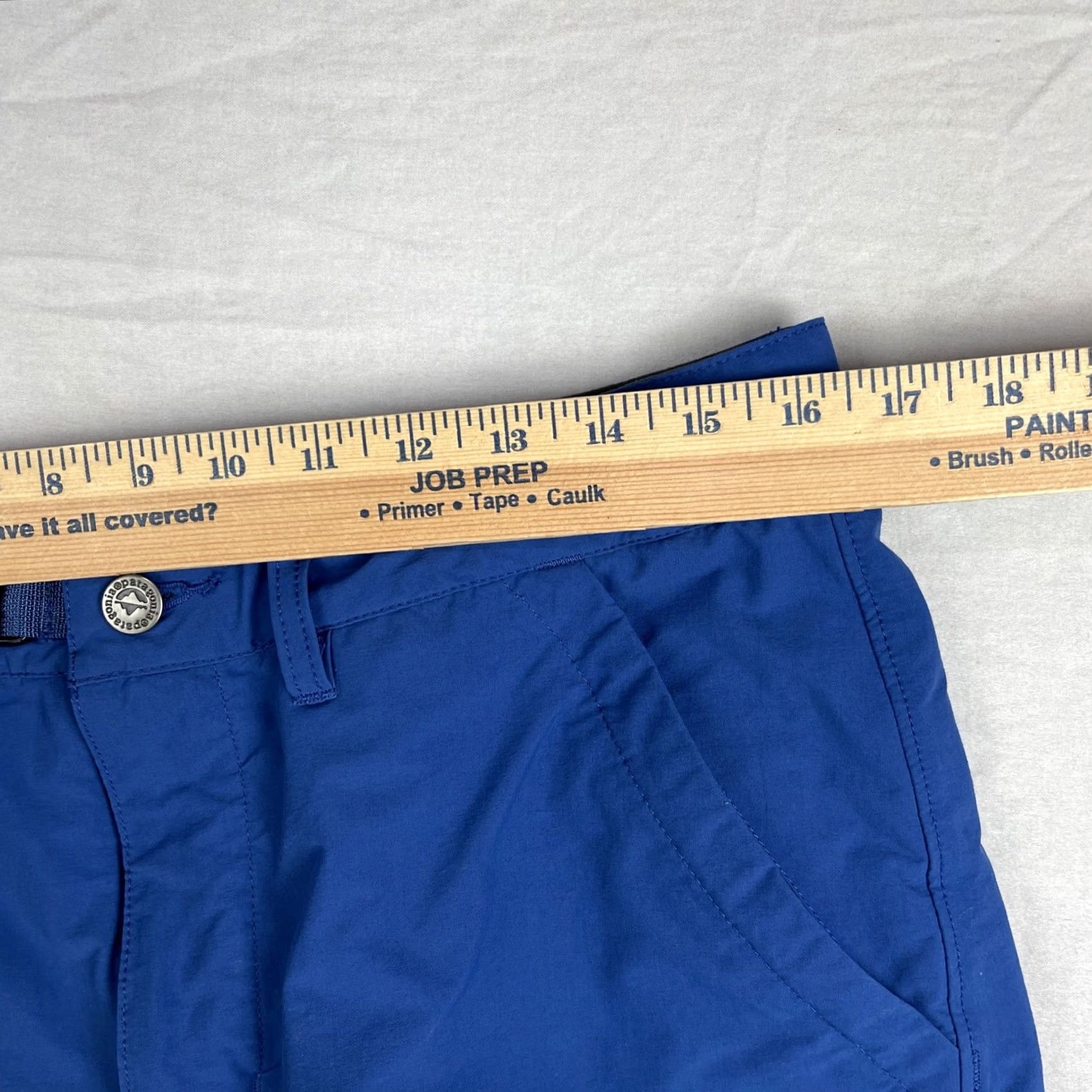 Patagonia Patagonia Shorts Mens 34 Stonycroft Zip Fly Belted Outdoor Worn Wear Adult Blue Size US 34 / EU 50 - 5 Thumbnail