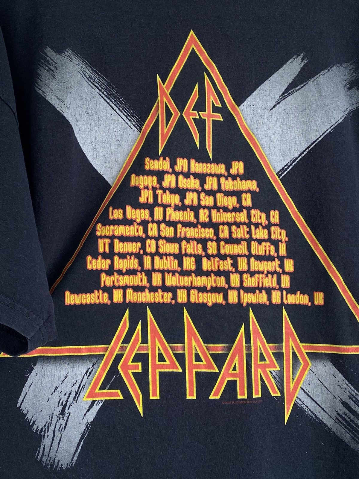 Band Tees × Vintage Vintage Def Leppard 2002 Band Rock Tour Tee Size US XL / EU 56 / 4 - 3 Thumbnail