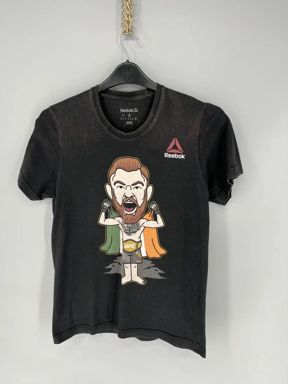 Reebok Vintage Y2K Reebok Conor McGregor Streetwear T- Shirt Size US S / EU 44-46 / 1 - 3 Thumbnail