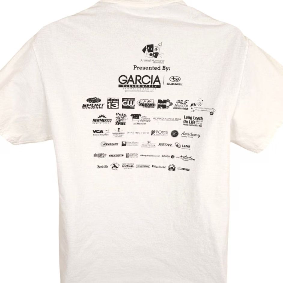 Port & Company Port & Company Dog Dash & Dawdle T Shirt Mens M White Albuquerque New Mexico Dog Pet Tee 90s?``` Size US M / EU 48-50 / 2 - 3 Thumbnail