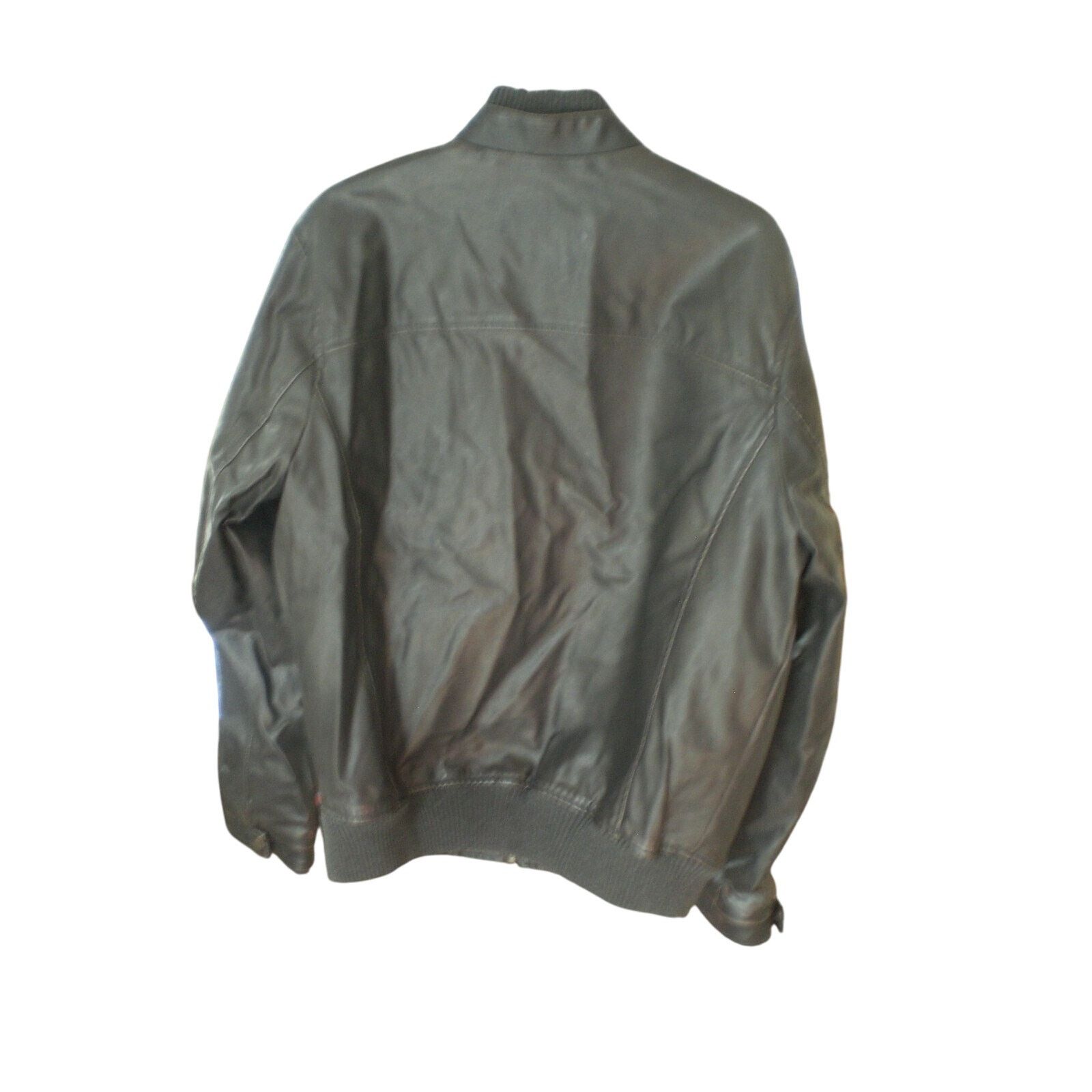 Levi's Men's Pleather Levi's Bomber Jacket Sz Medium Size US M / EU 48-50 / 2 - 11 Thumbnail