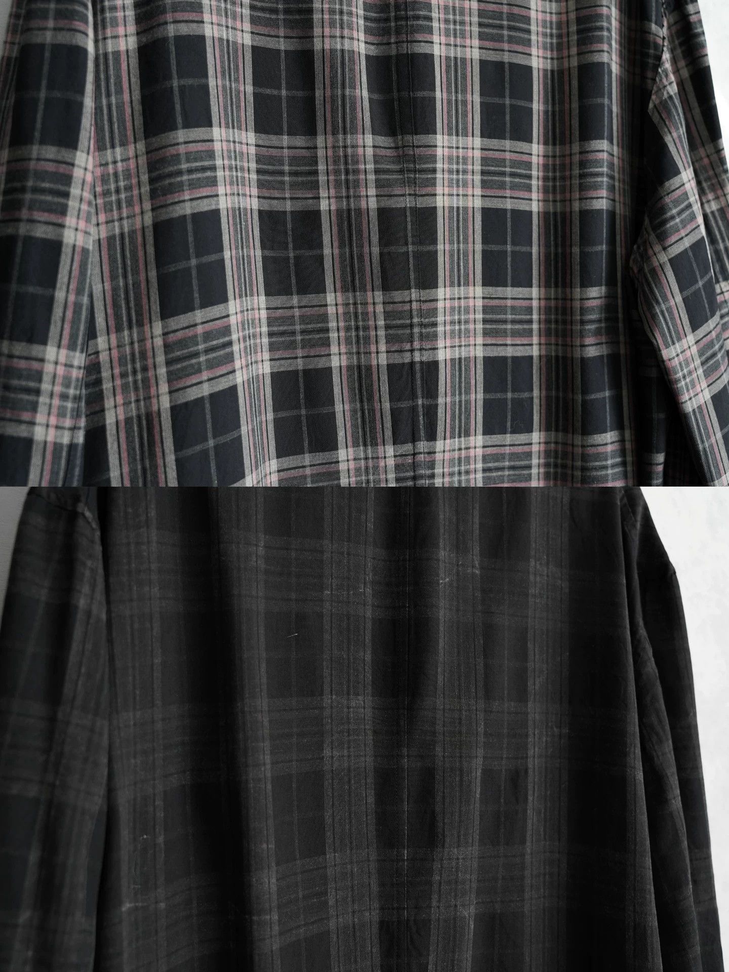 Yohji Yamamoto Yohji Yamamoto 00SS Bad Boy Dbl Check Long Jacket Size US L / EU 52-54 / 3 - 8 Thumbnail