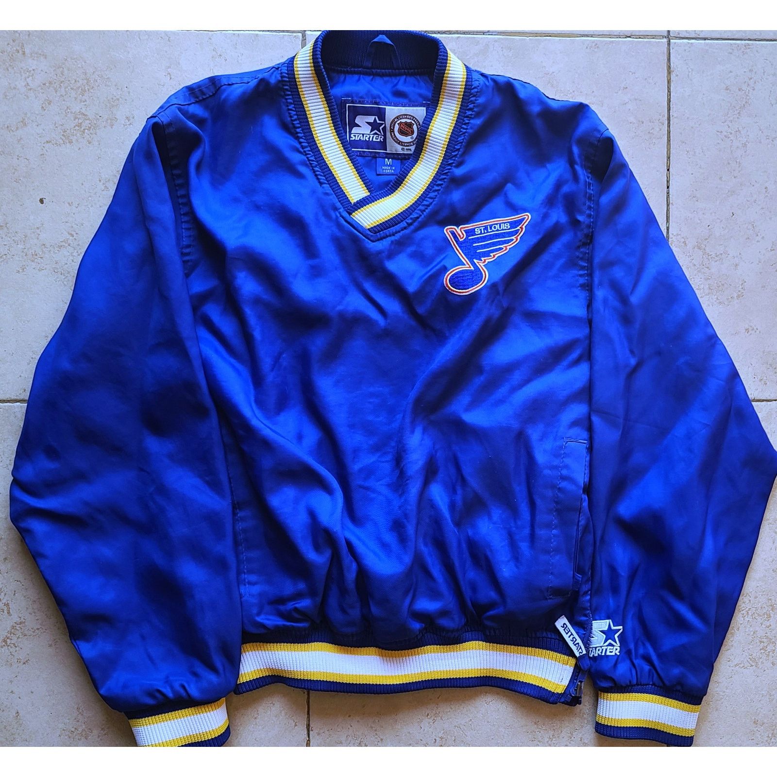 NHL × Starter GRETZKY #99 St Louis 90s Pullover jacket M kids NHL vintage Size US XS / EU 42 / 0 - 2 Thumbnail
