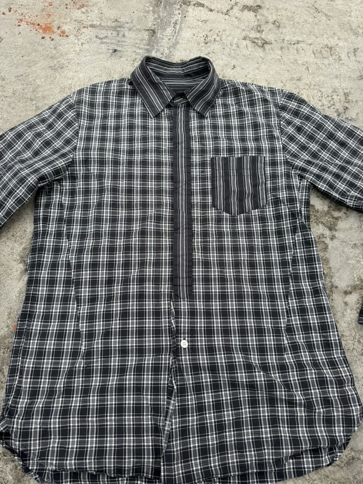 Number (N)ine Number (N)ine Checkered Button Up Shirt Size US L / EU 52-54 / 3 - 2 Thumbnail