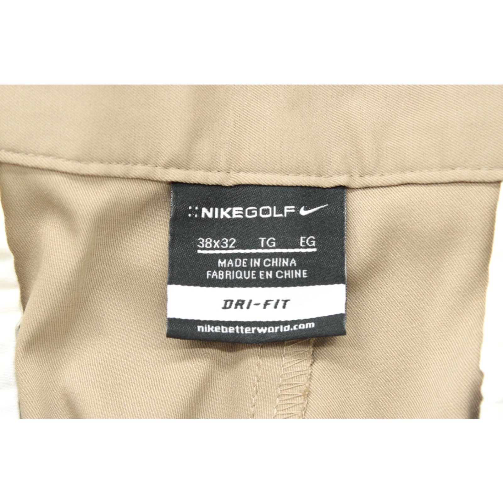 Nike Nike Golf Pants Mens 38 x 32 Khaki Dri Fit 472532 Tech Straight Dress EUC Nike Golf Pants Mens 38 x 32 Khaki Dri Fit 472532 Tech Straight Dress EUC Size US 38 / EU 54 - 6 Thumbnail