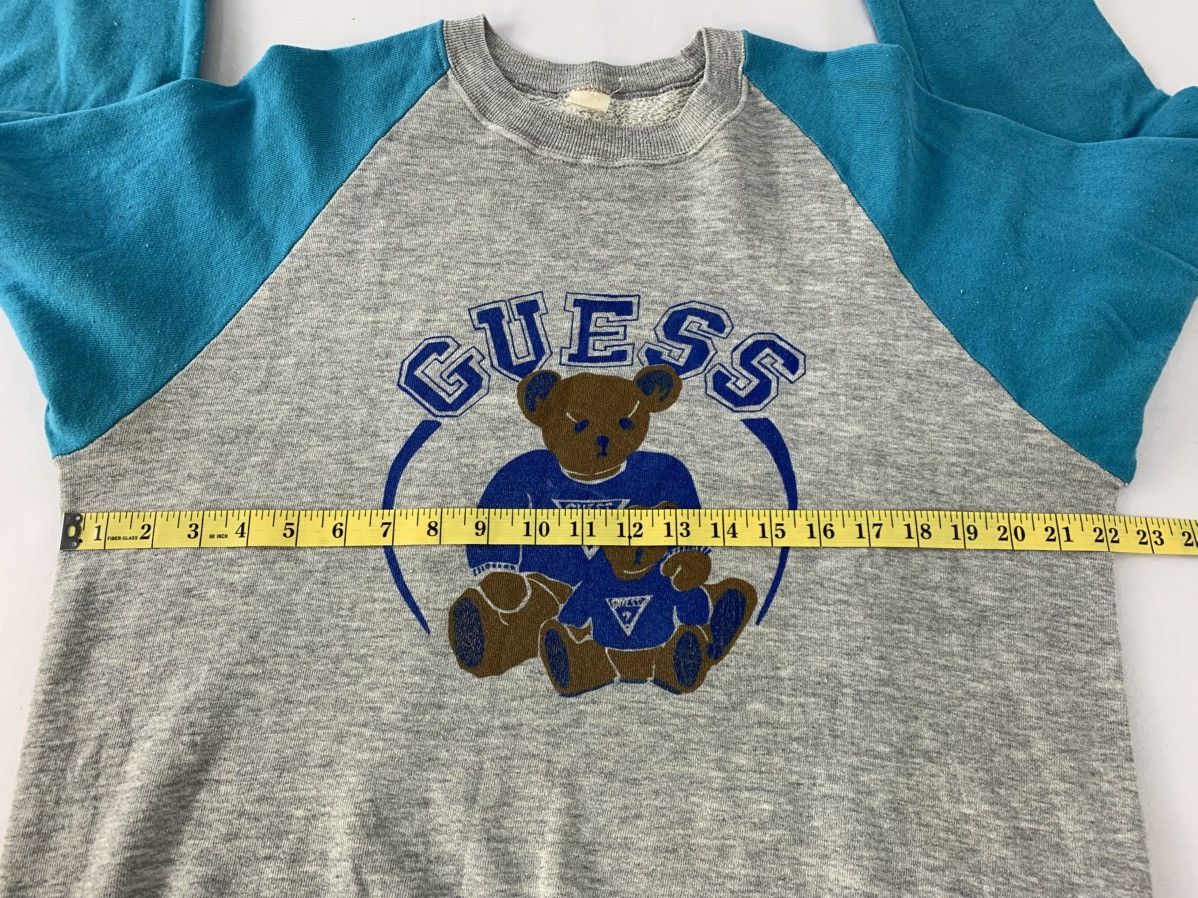 Guess Vintage 90s Guess Big Bear Logo Raglan Style Size US L / EU 52-54 / 3 - 7 Thumbnail