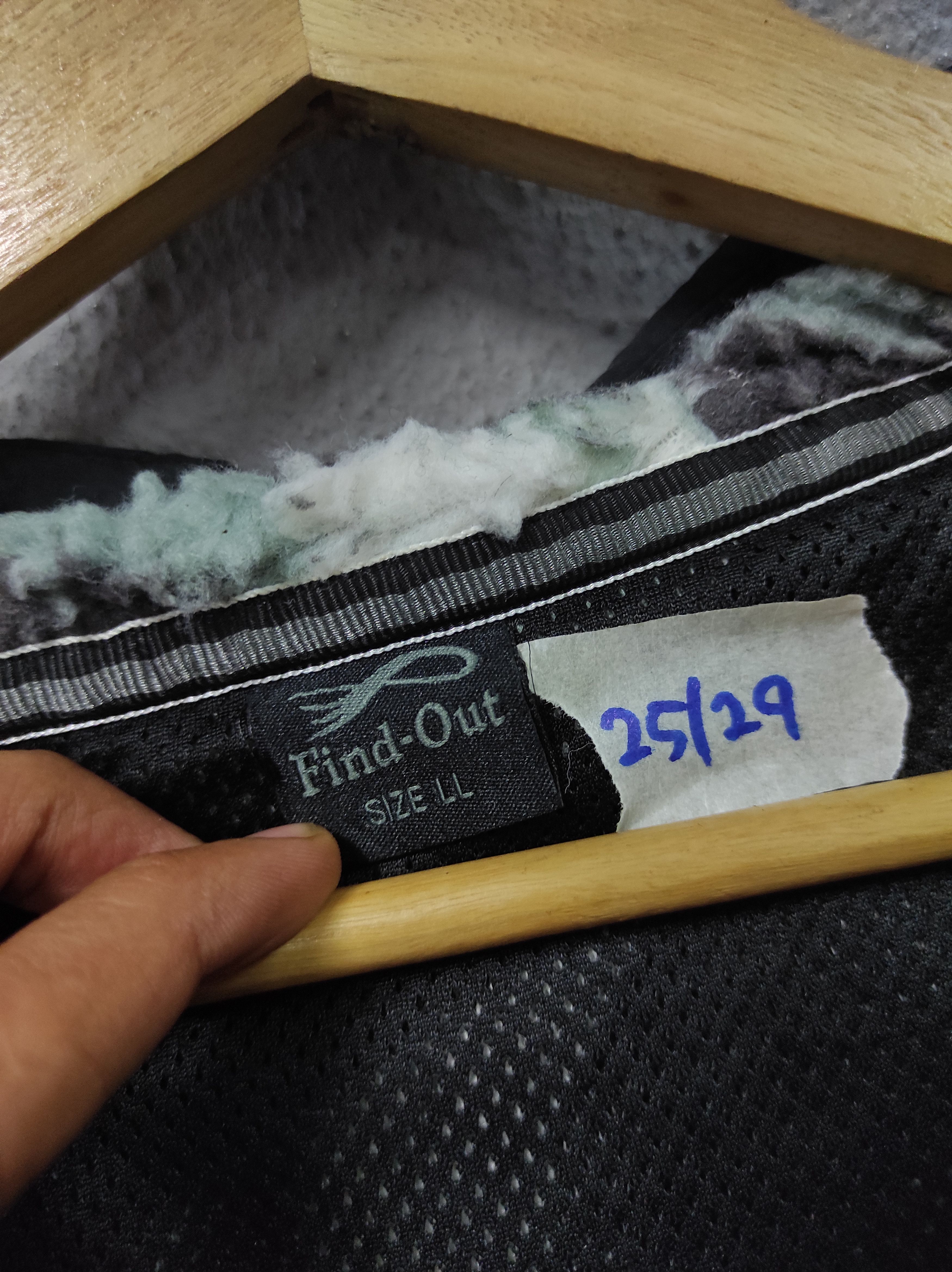 Japanese Brand FIND OUT CAMOUFLAGE JACKET HOODED FLEECE SHERPA Size US XL / EU 56 / 4 - 7 Thumbnail