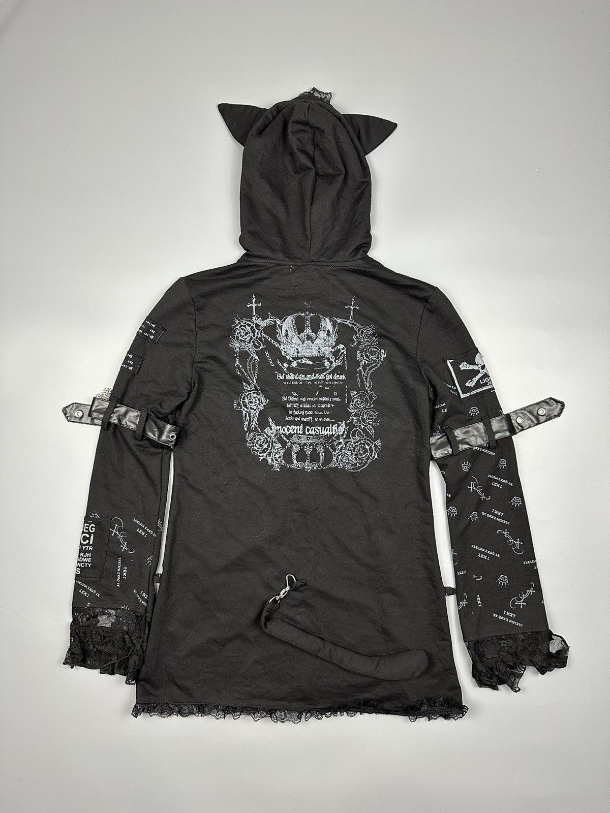 AC/DC × Seditionaries 🔥RARE🔥 ACDC RAG ANARCHY SEDITIONARIES PUNK CAT HOODIE DESIGN Size M / US 6-8 / IT 42-44 - 2 Thumbnail