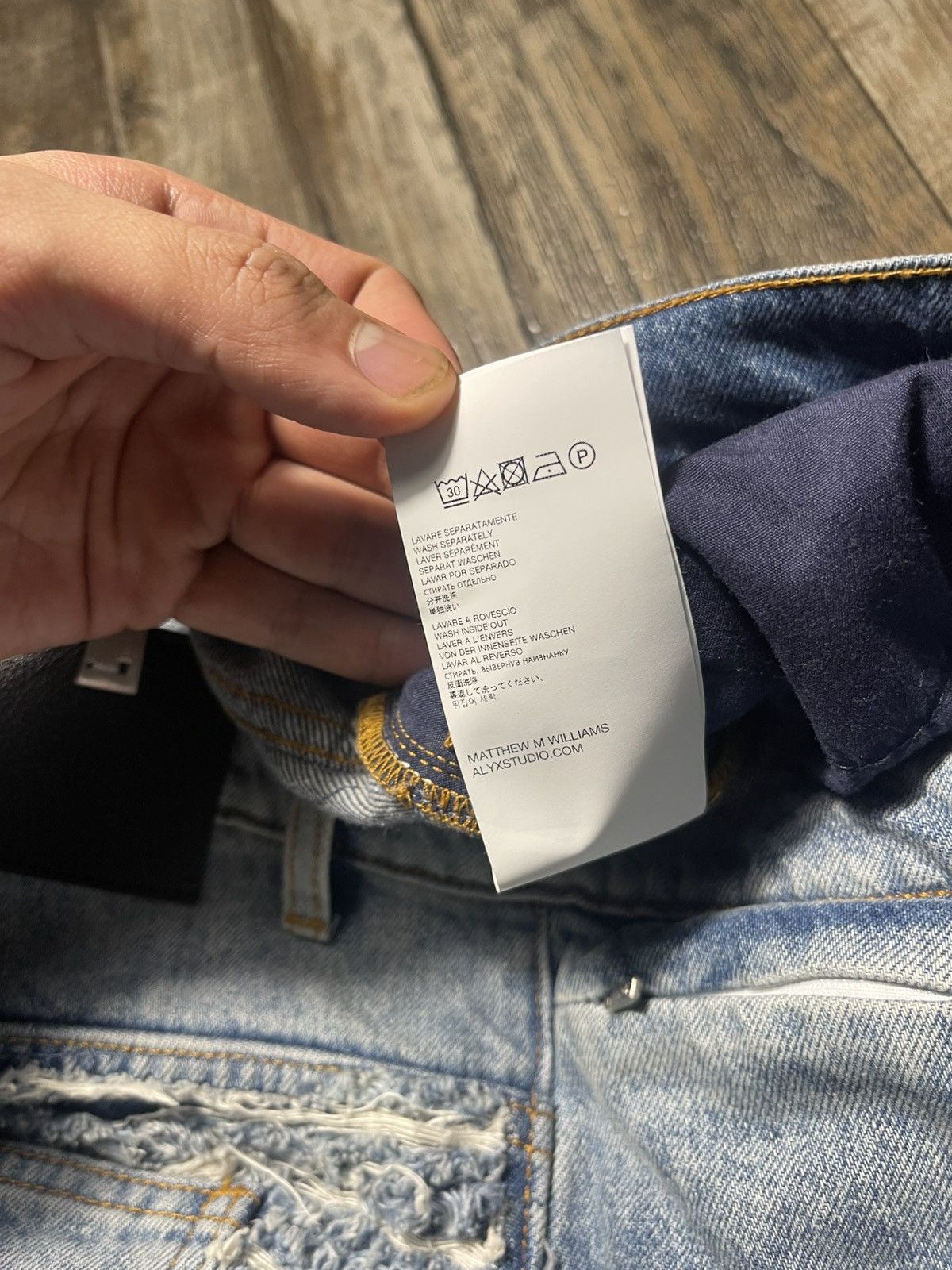 1017 ALYX 9SM × Blackmeans Blackmeans X Alyx denim Size US 34 / EU 50 - 8 Thumbnail